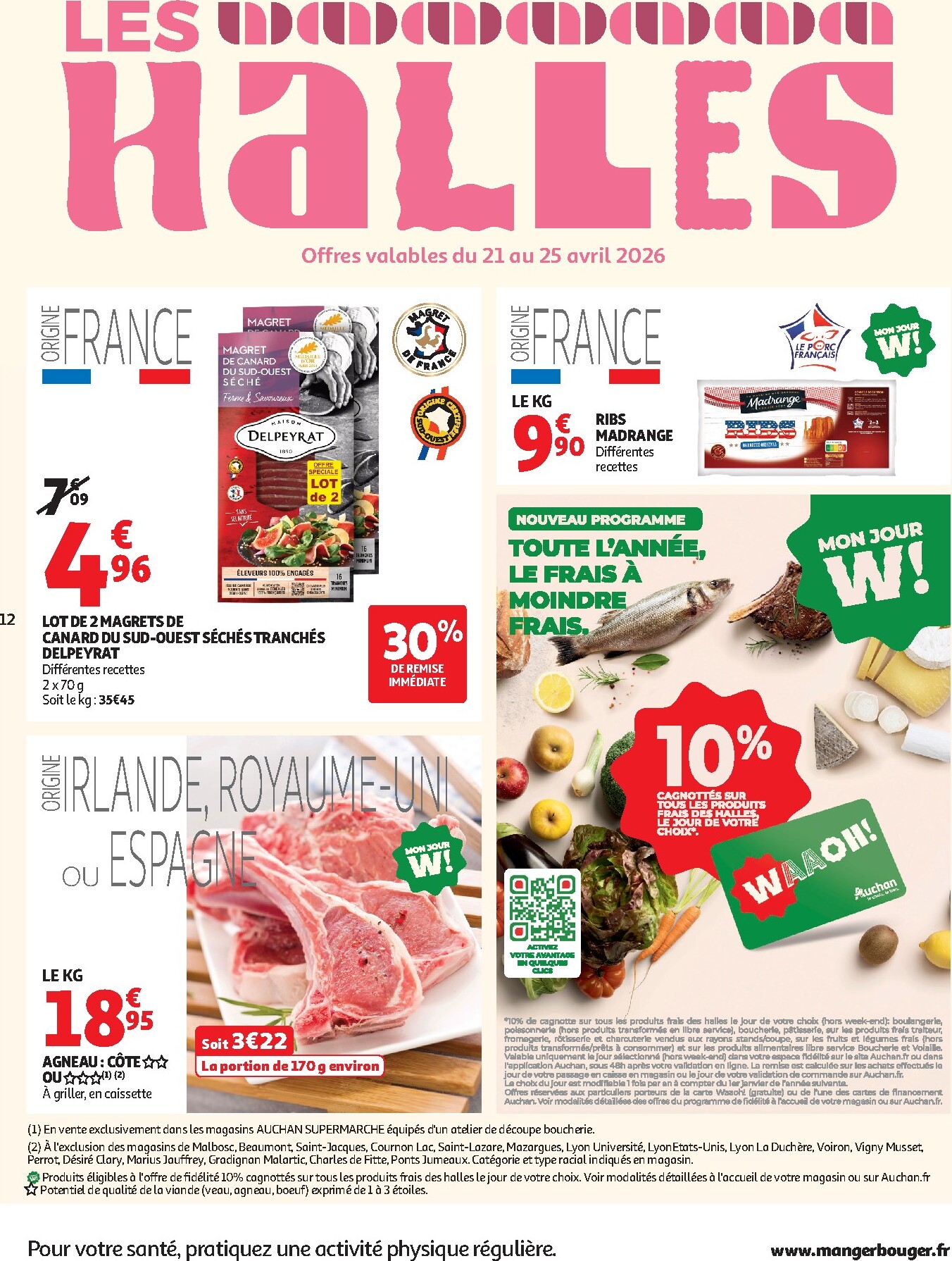 auchan - Current Auchan Supermarché - 25 jours leaflet valid from du mardi 21/04/2026 to du samedi 02/05/2026 - page: 12