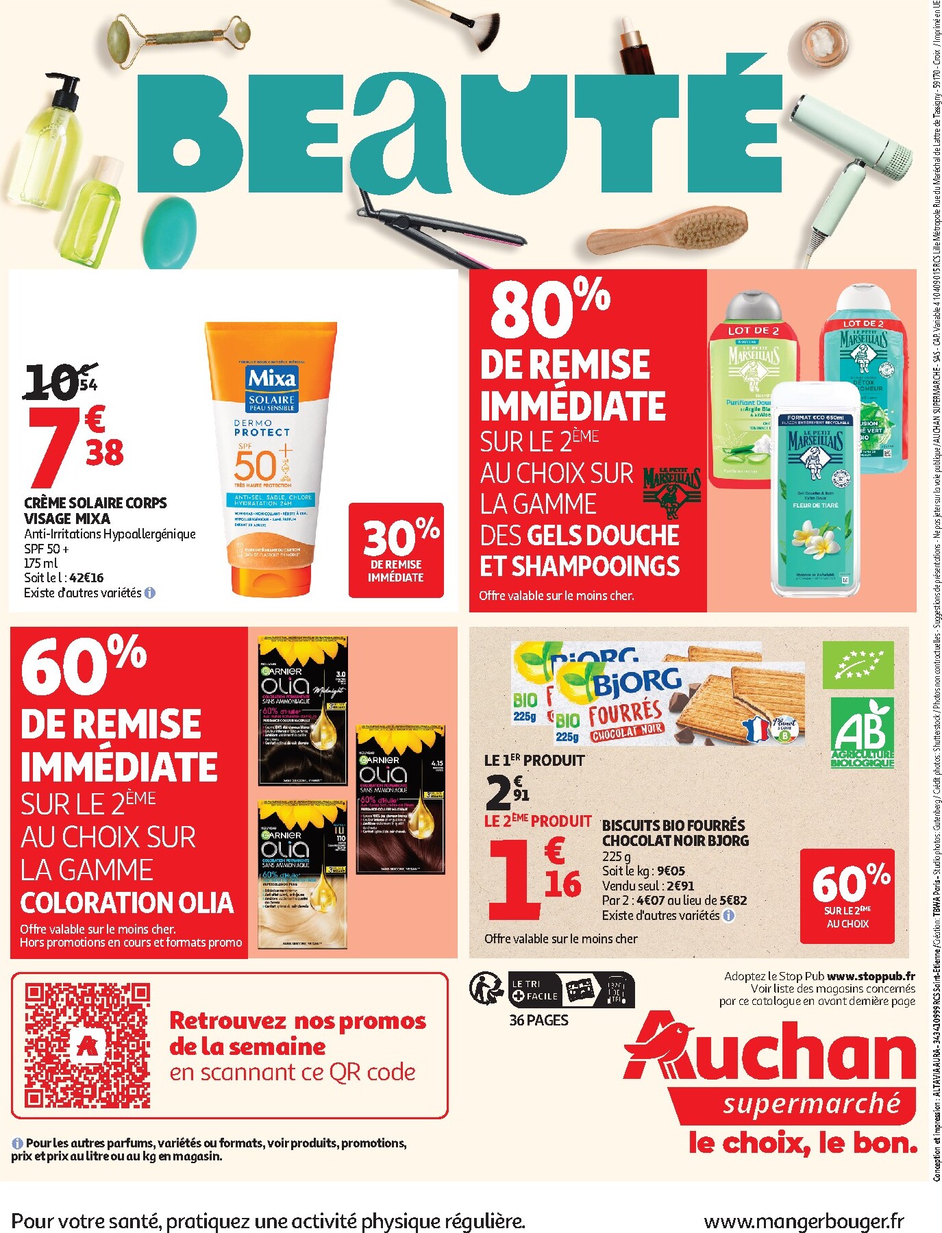 auchan - Current Auchan Supermarché - 25 jours leaflet valid from du mardi 21/04/2026 to du samedi 02/05/2026 - page: 36