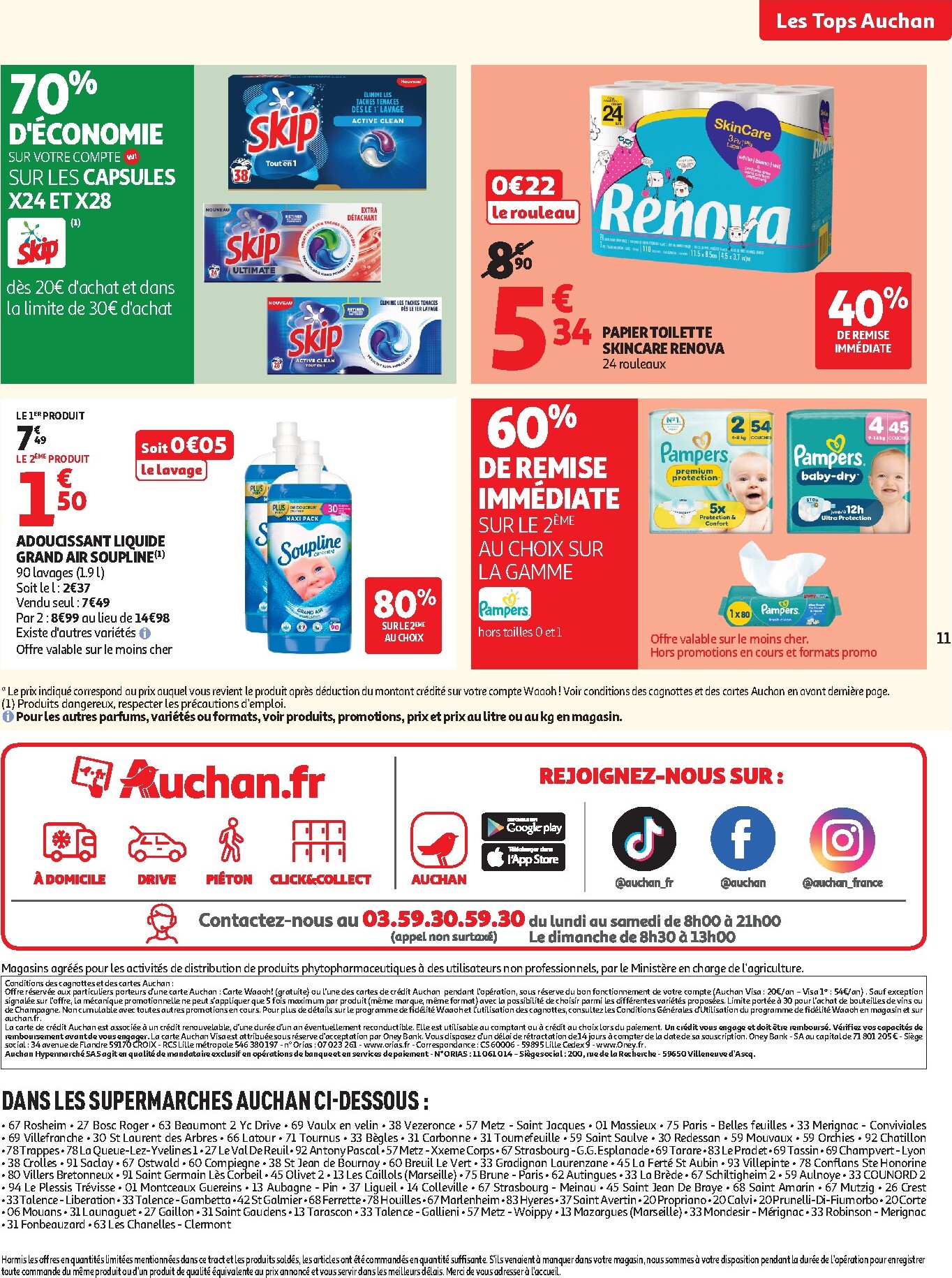 auchan - Flyer Auchan Supermarché - 25 jours pour la semaine prochaine du du mardi 28/04/2026 au du samedi 02/05/2026 - page: 11