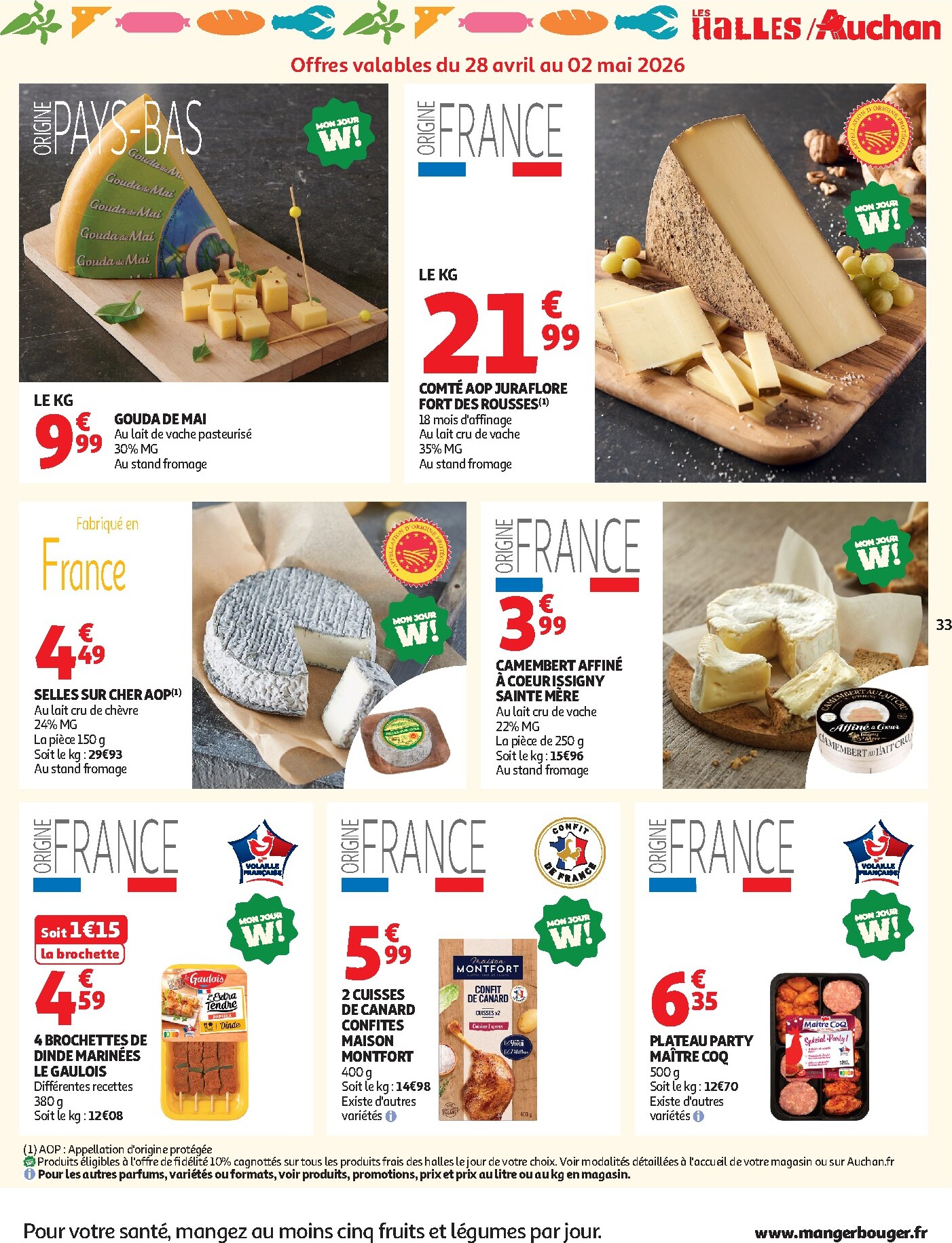 auchan - Flyer Auchan - 25 jours pour la semaine prochaine du du mardi 28/04/2026 au du dimanche 10/05/2026 - page: 33