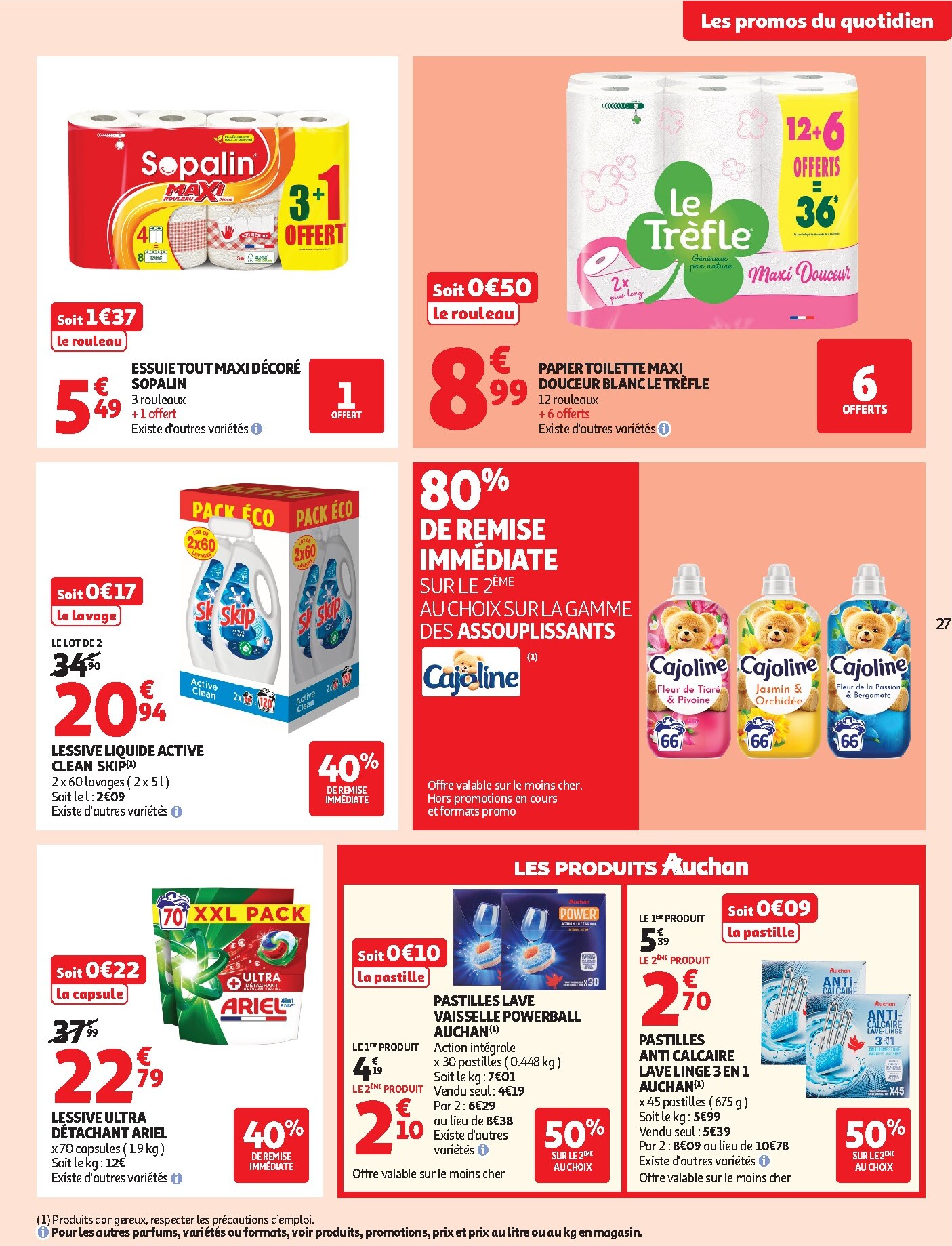 auchan - Flyer Auchan - Produits laitiers pour la semaine prochaine du du mardi 05/05/2026 au du dimanche 17/05/2026 - page: 27