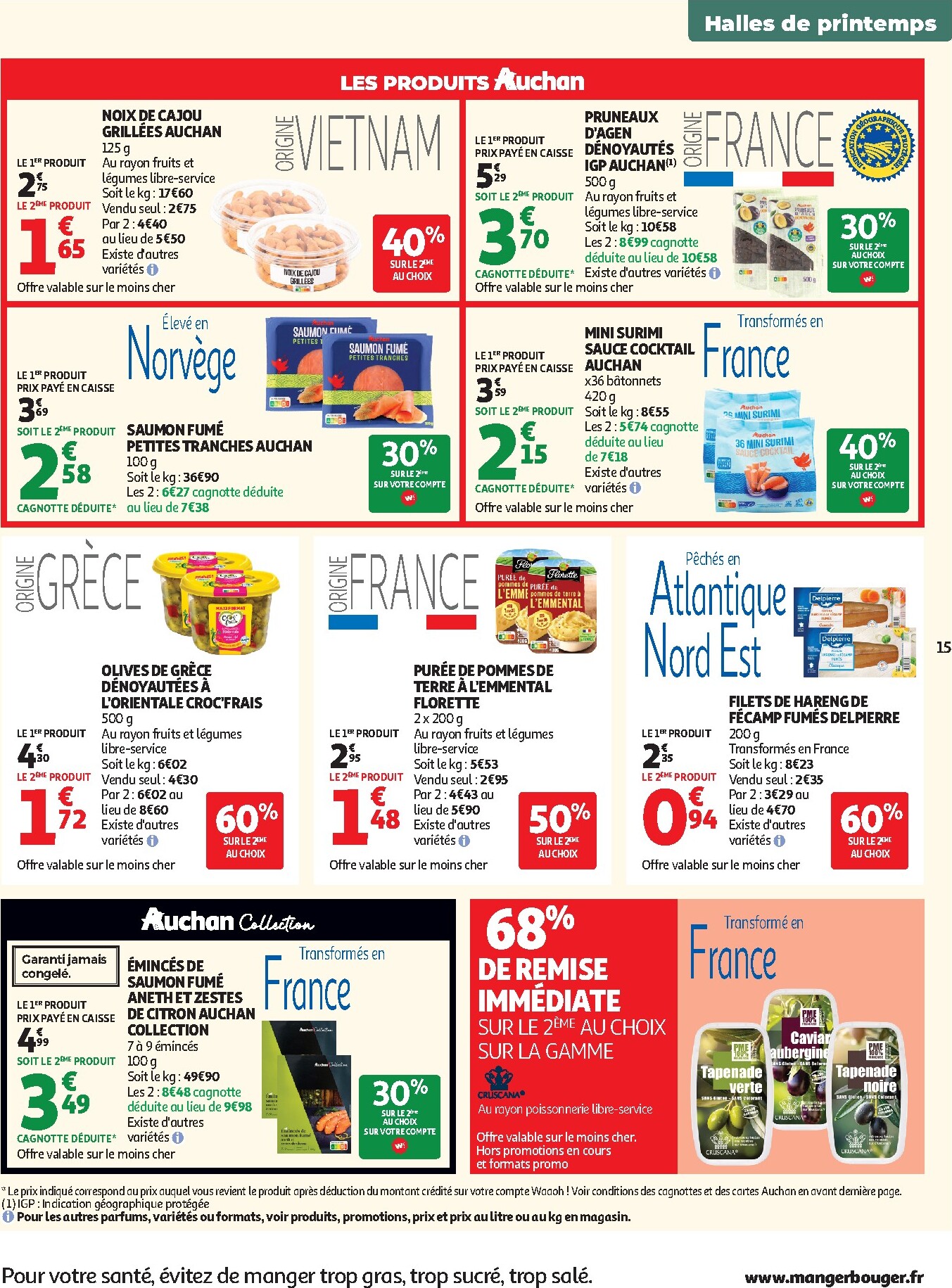 auchan - Flyer Auchan - Produits laitiers pour la semaine prochaine du du mardi 05/05/2026 au du dimanche 17/05/2026 - page: 15