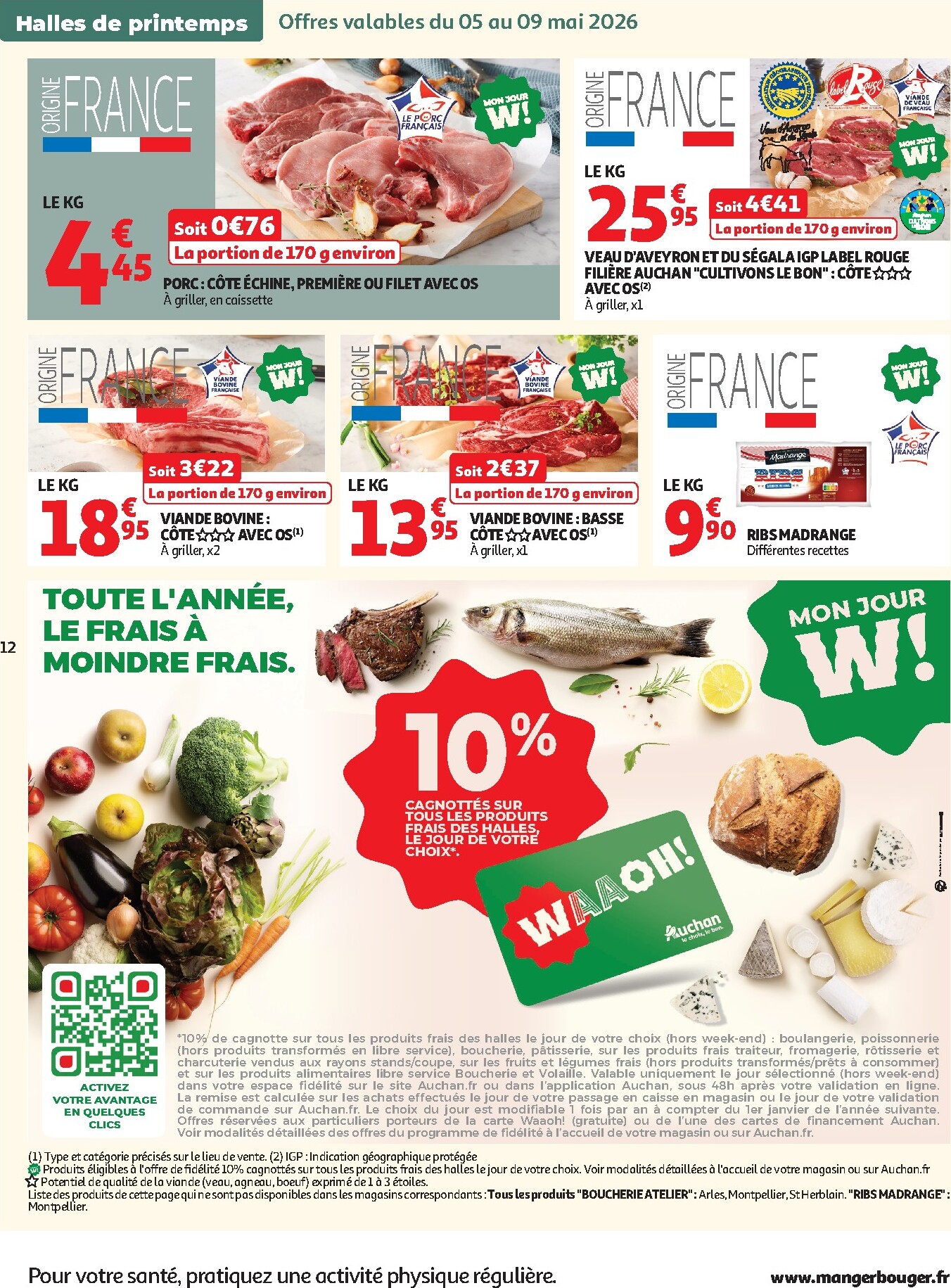 auchan - Flyer Auchan - Produits laitiers pour la semaine prochaine du du mardi 05/05/2026 au du dimanche 17/05/2026 - page: 12