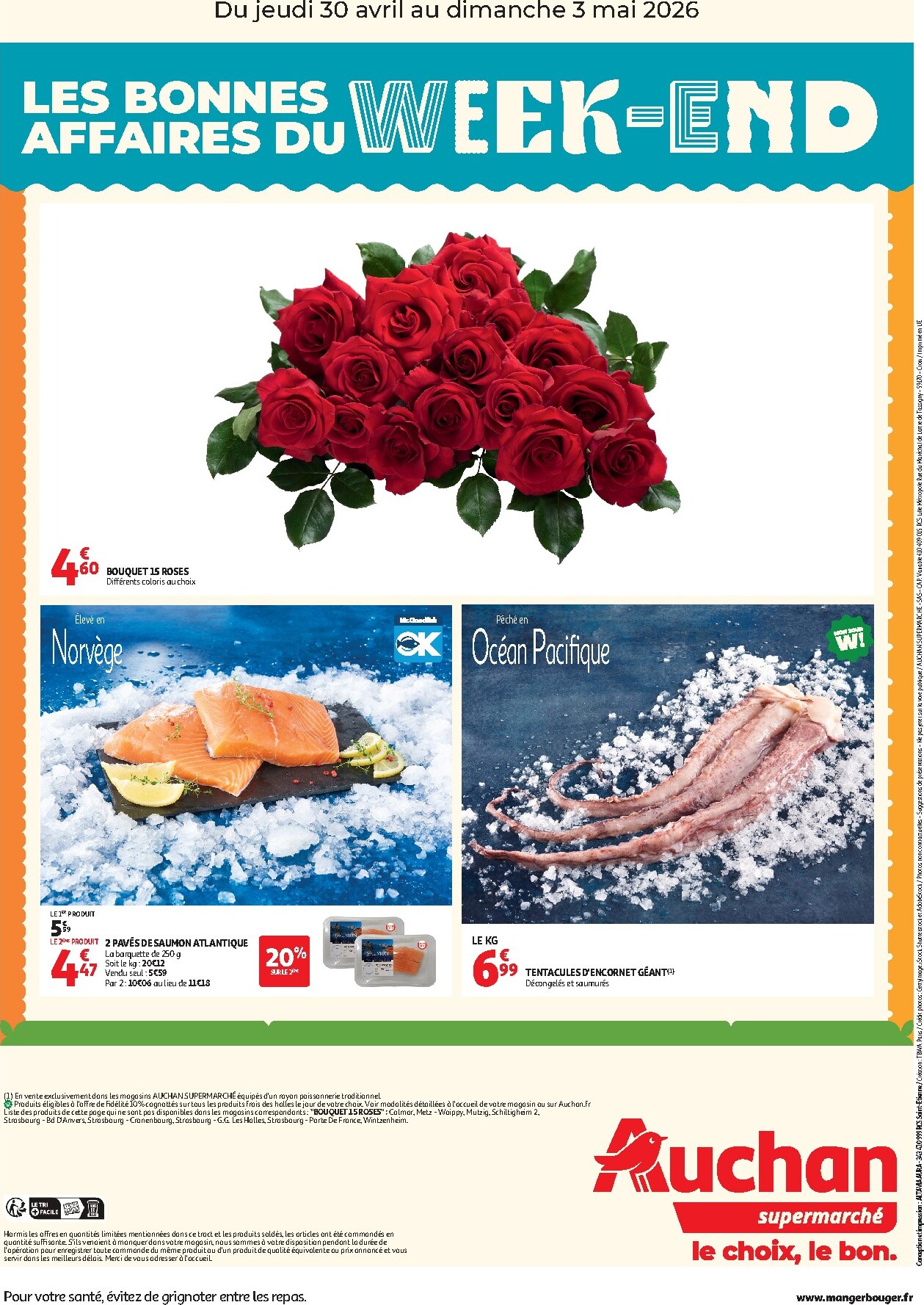 auchan - Current Auchan Supermarché - Les bons plans du week-end leaflet valid from de jeudi 30/04/2026 to du dimanche 03/05/2026 - page: 2