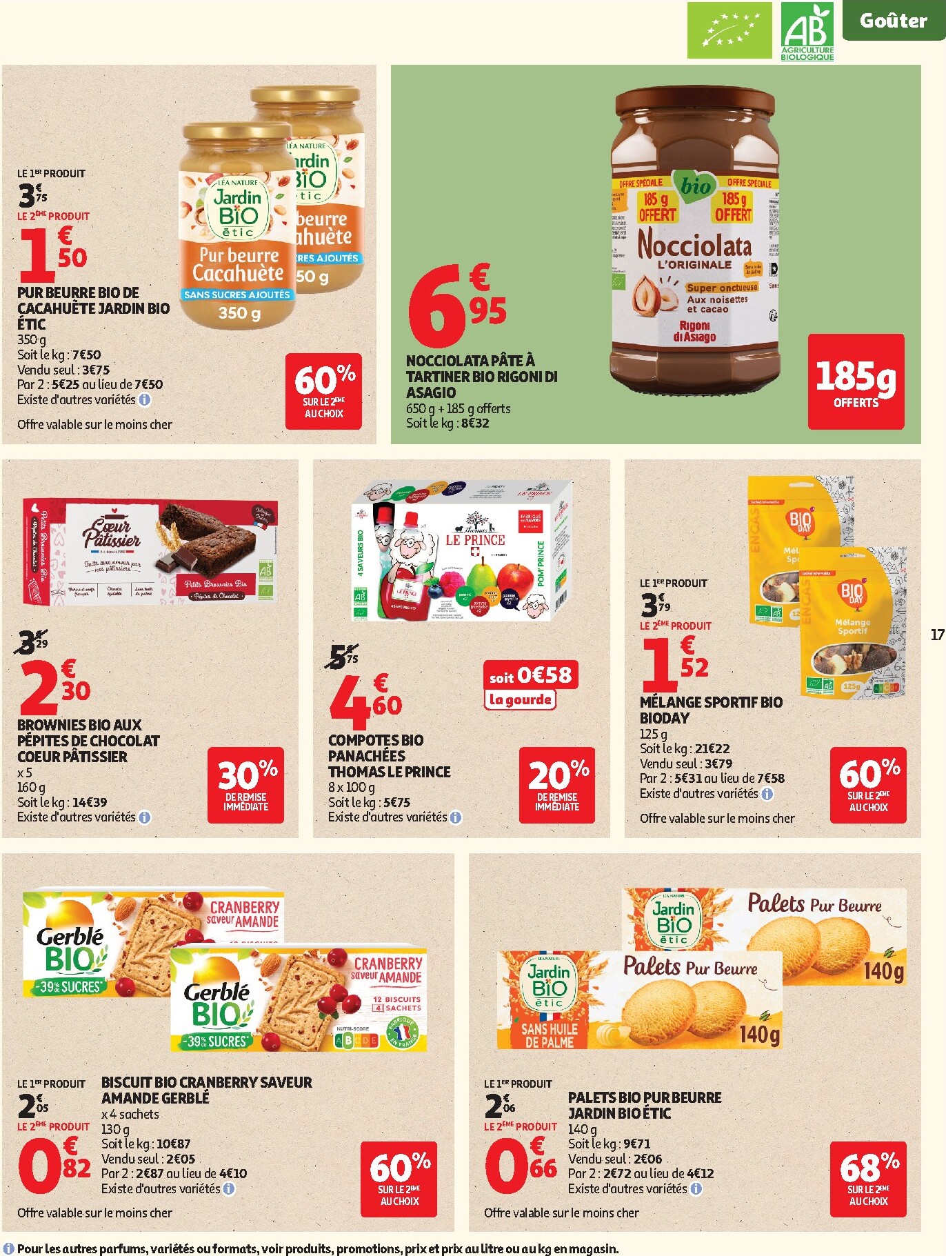 auchan - Flyer Auchan - Sélection bio pour la semaine prochaine du du mardi 05/05/2026 au du dimanche 17/05/2026 - page: 17