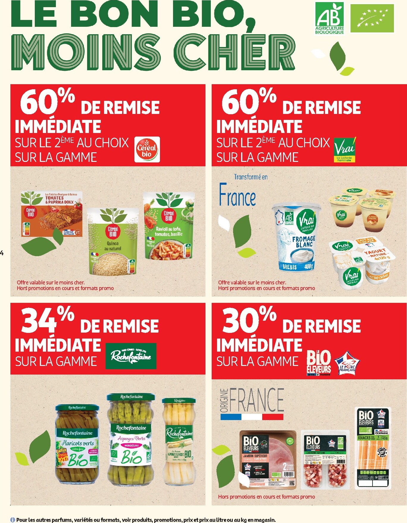 auchan - Flyer Auchan - Sélection bio pour la semaine prochaine du du mardi 05/05/2026 au du dimanche 17/05/2026 - page: 4