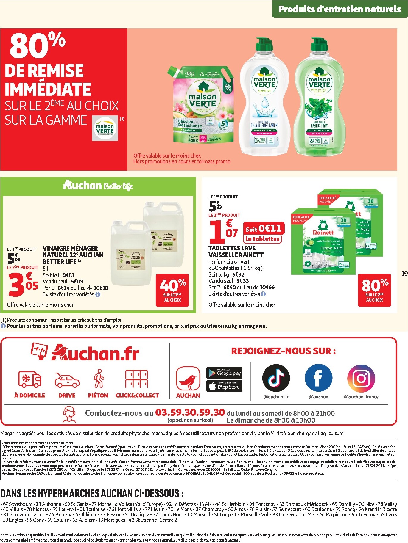 auchan - Flyer Auchan - Sélection bio pour la semaine prochaine du du mardi 05/05/2026 au du dimanche 17/05/2026 - page: 19