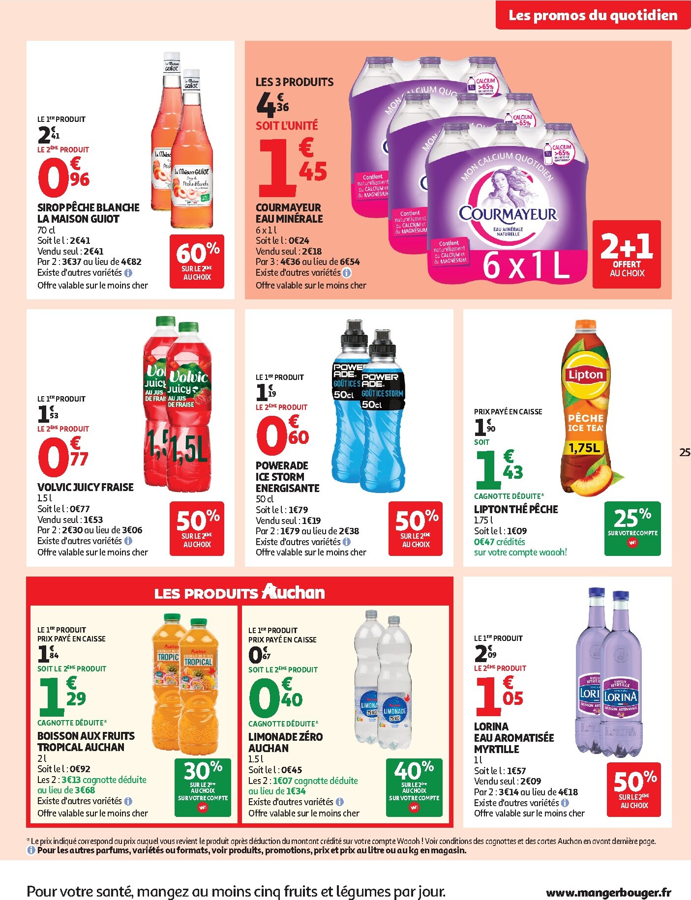 auchan - Flyer Auchan Supermarché - Produits laitiers pour la semaine prochaine du du mardi 05/05/2026 au du samedi 16/05/2026 - page: 25
