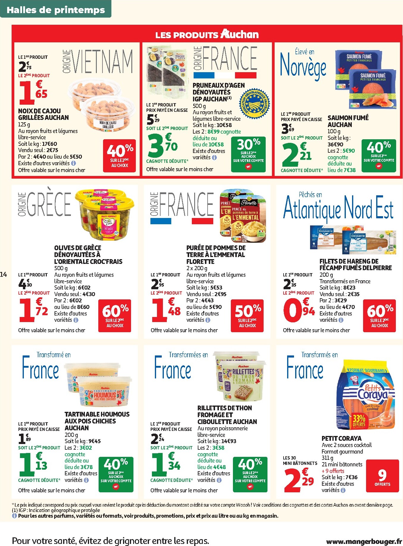 auchan - Flyer Auchan Supermarché - Produits laitiers pour la semaine prochaine du du mardi 05/05/2026 au du samedi 16/05/2026 - page: 14