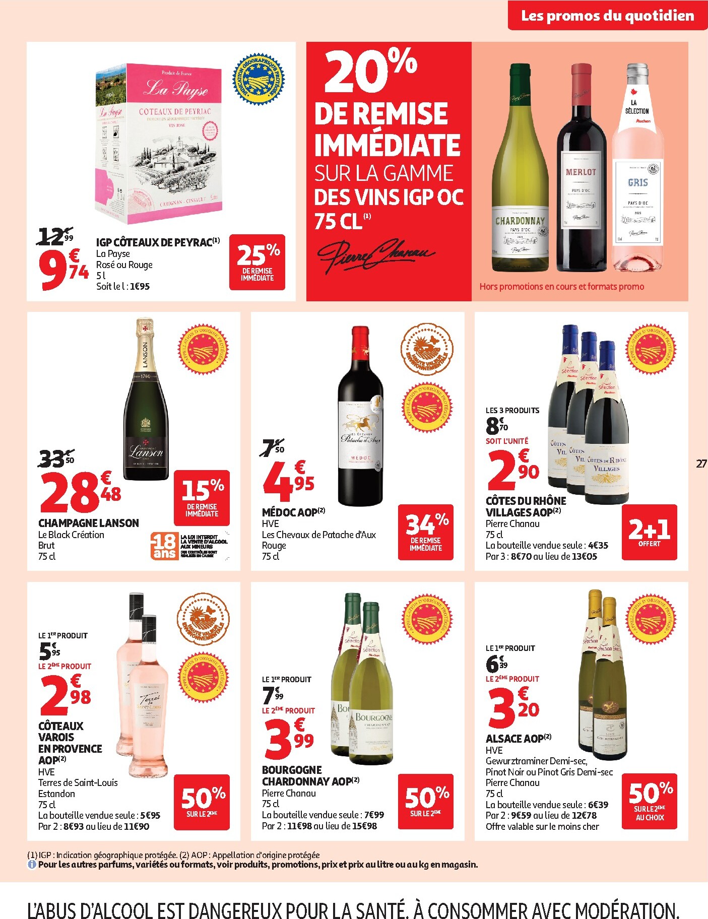 auchan - Flyer Auchan Supermarché - Produits laitiers pour la semaine prochaine du du mardi 05/05/2026 au du samedi 16/05/2026 - page: 27