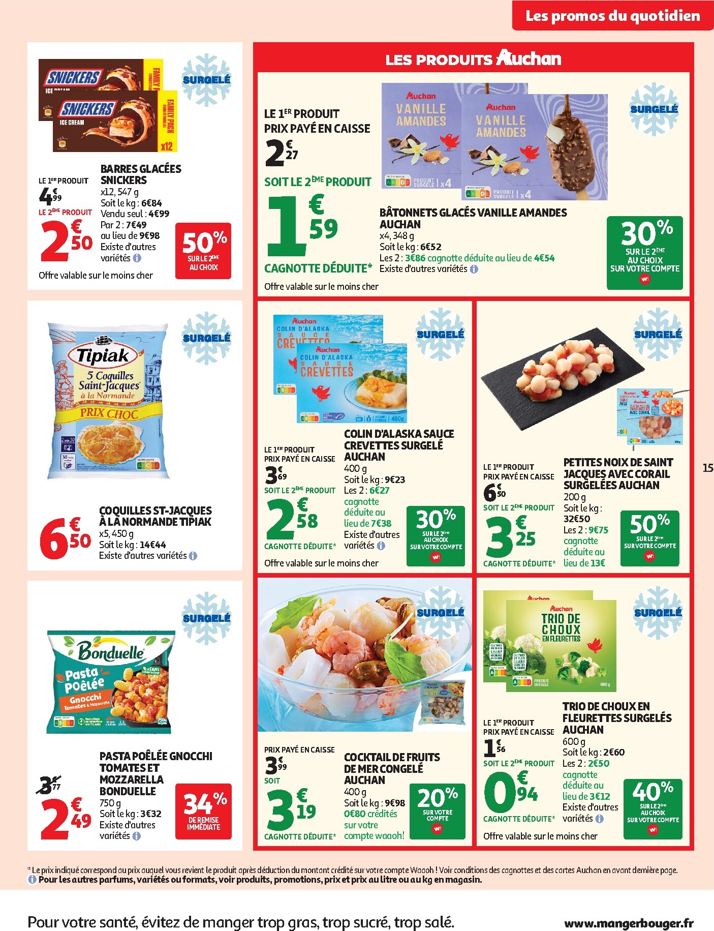 auchan - Flyer Auchan Supermarché - Produits laitiers pour la semaine prochaine du du mardi 05/05/2026 au du samedi 16/05/2026 - page: 15