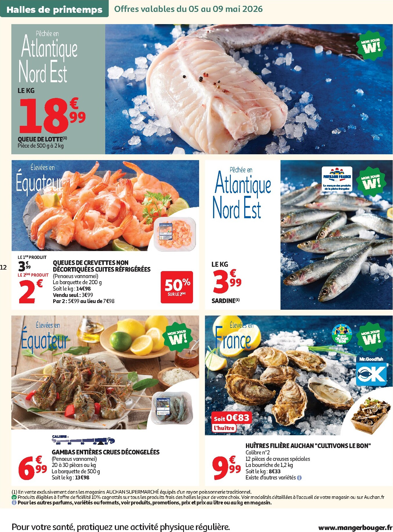 auchan - Flyer Auchan Supermarché - Produits laitiers pour la semaine prochaine du du mardi 05/05/2026 au du samedi 16/05/2026 - page: 12