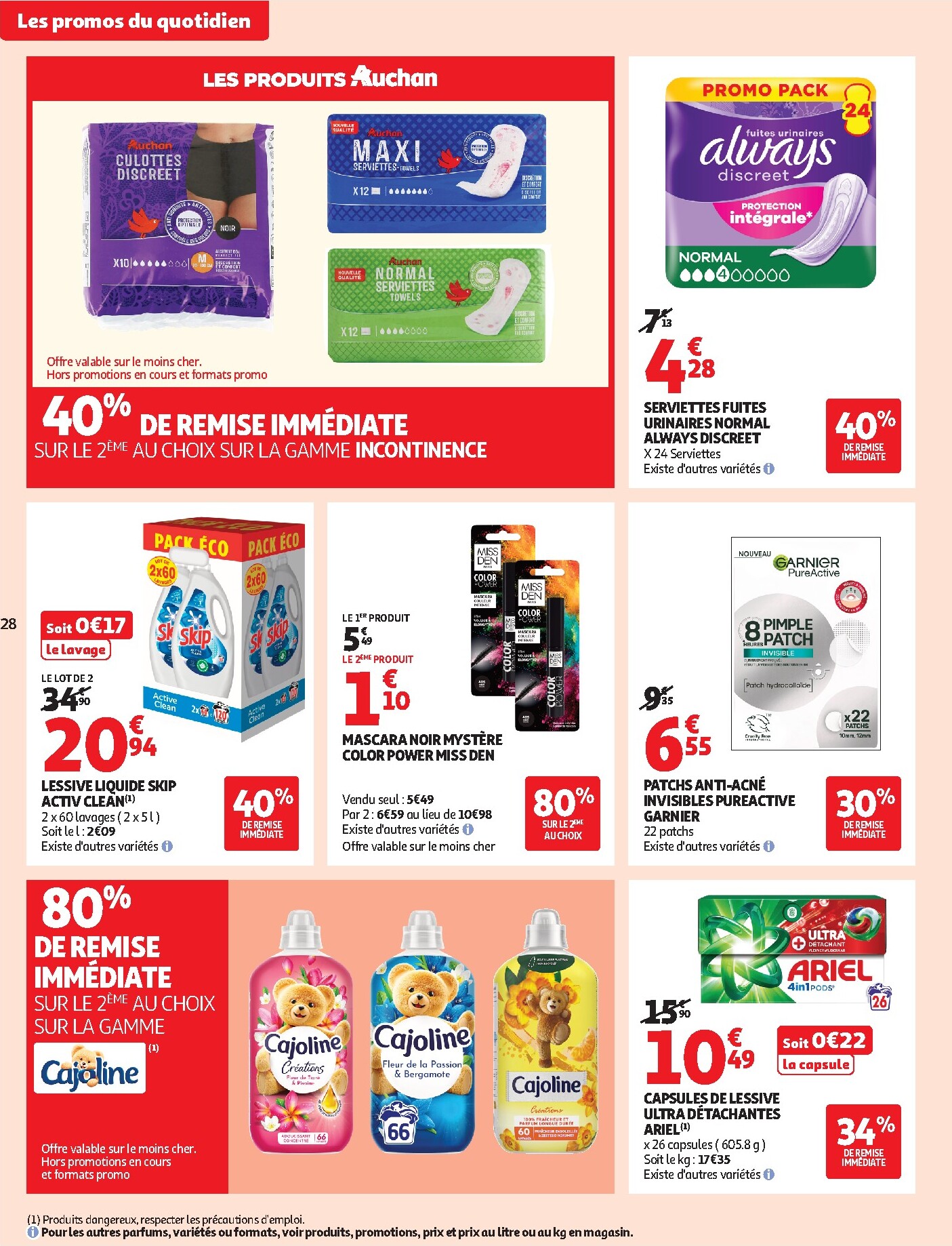 auchan - Flyer Auchan Supermarché - Produits laitiers pour la semaine prochaine du du mardi 05/05/2026 au du samedi 16/05/2026 - page: 28