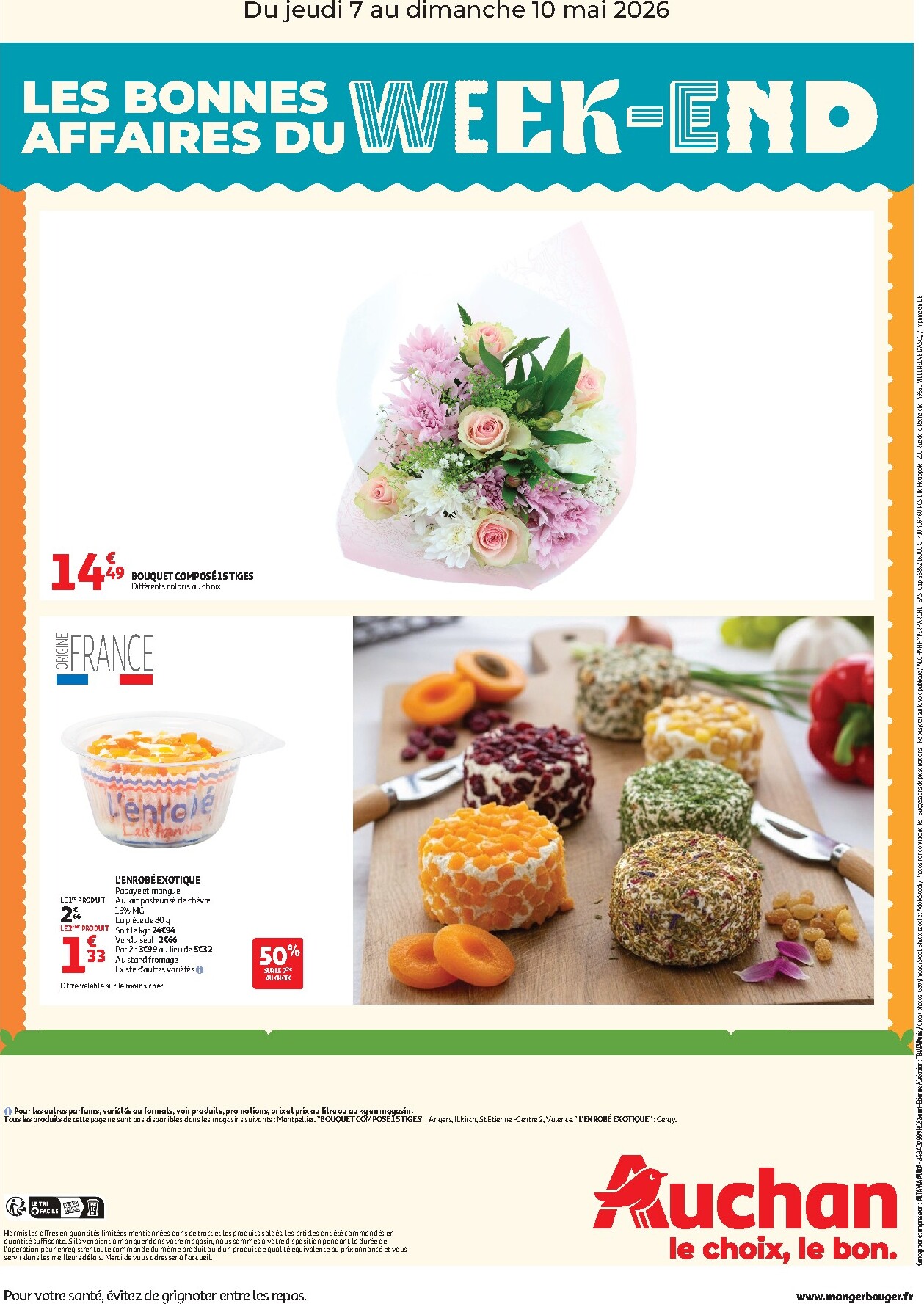 auchan - Current Auchan - Les bons plans du week-end leaflet valid from de jeudi 07/05/2026 to du dimanche 10/05/2026 - page: 2