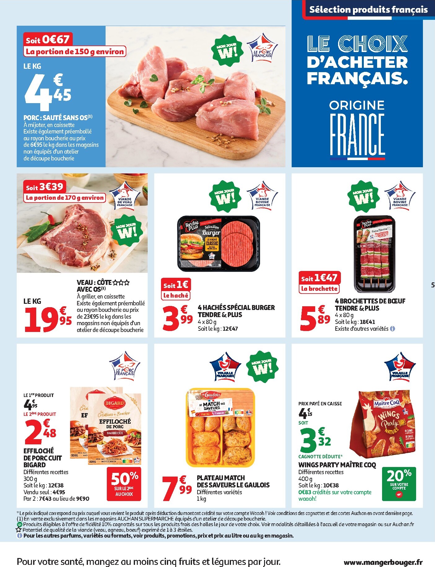 auchan - Flyer Auchan Supermarché - Saveurs Italie supers pour la semaine prochaine du du mardi 12/05/2026 au du samedi 16/05/2026 - page: 5