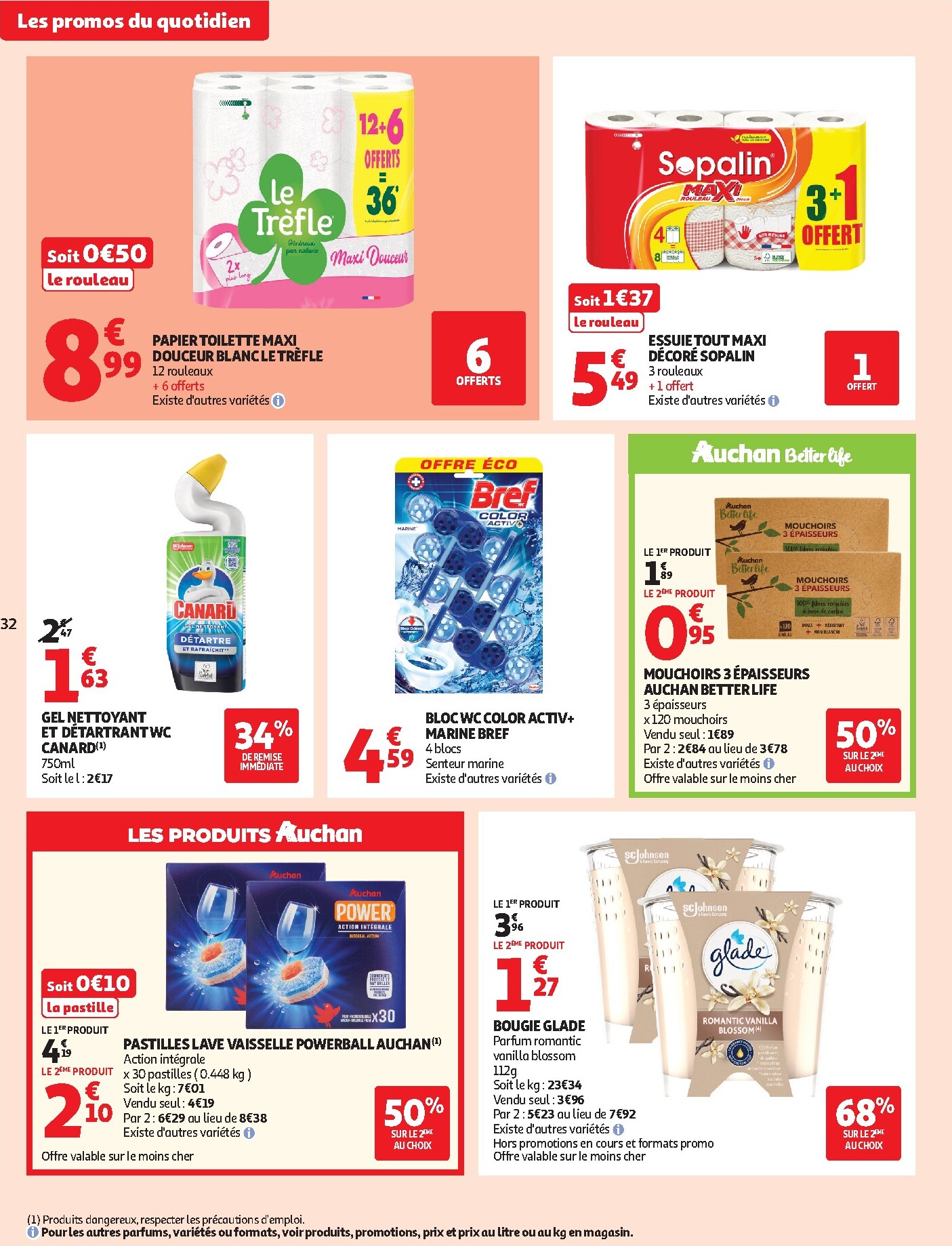 auchan - Current Auchan - Produits laitiers leaflet valid from du mardi 05/05/2026 to du dimanche 17/05/2026 - page: 32