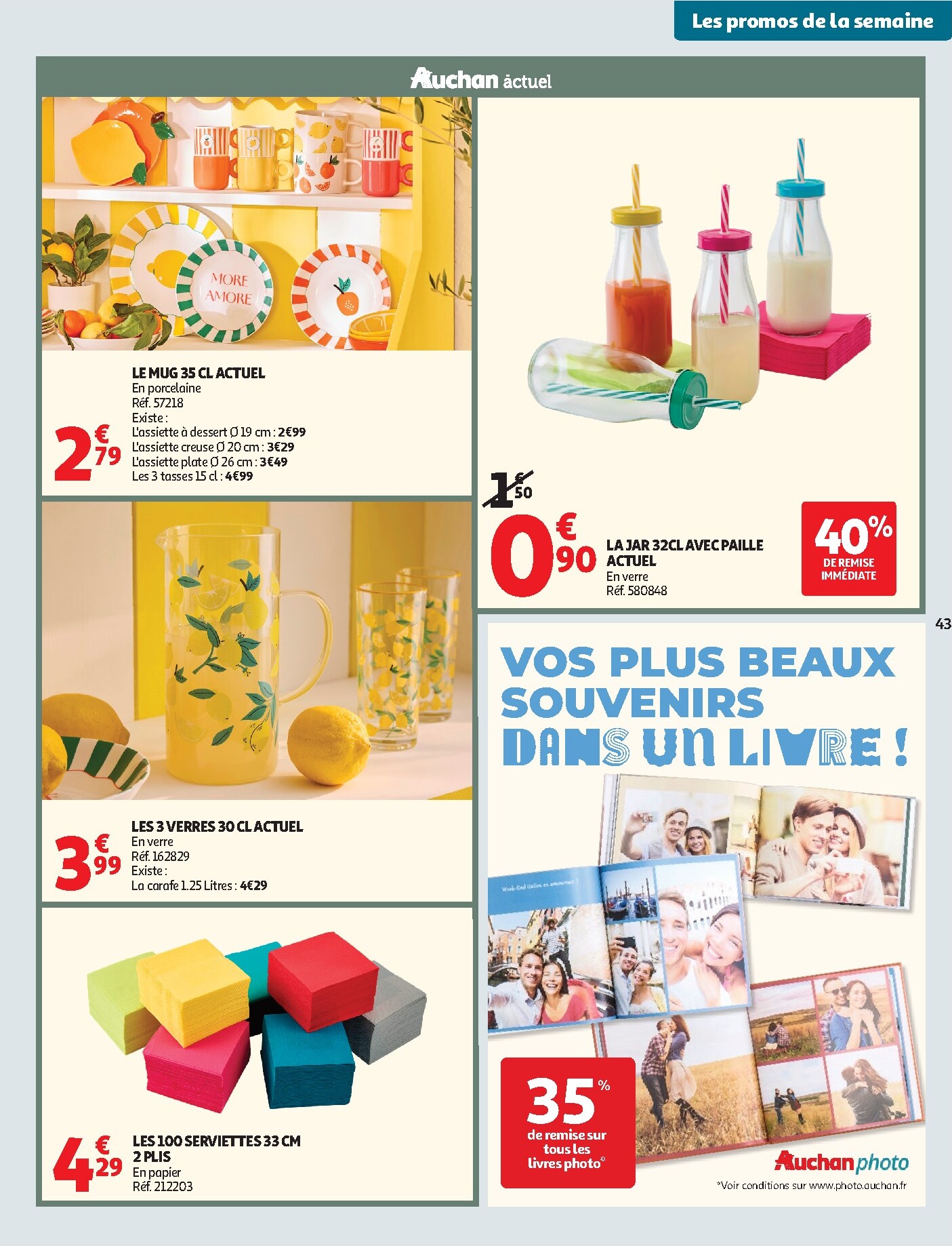 auchan - Current Auchan - Produits laitiers leaflet valid from du mardi 05/05/2026 to du dimanche 17/05/2026 - page: 43