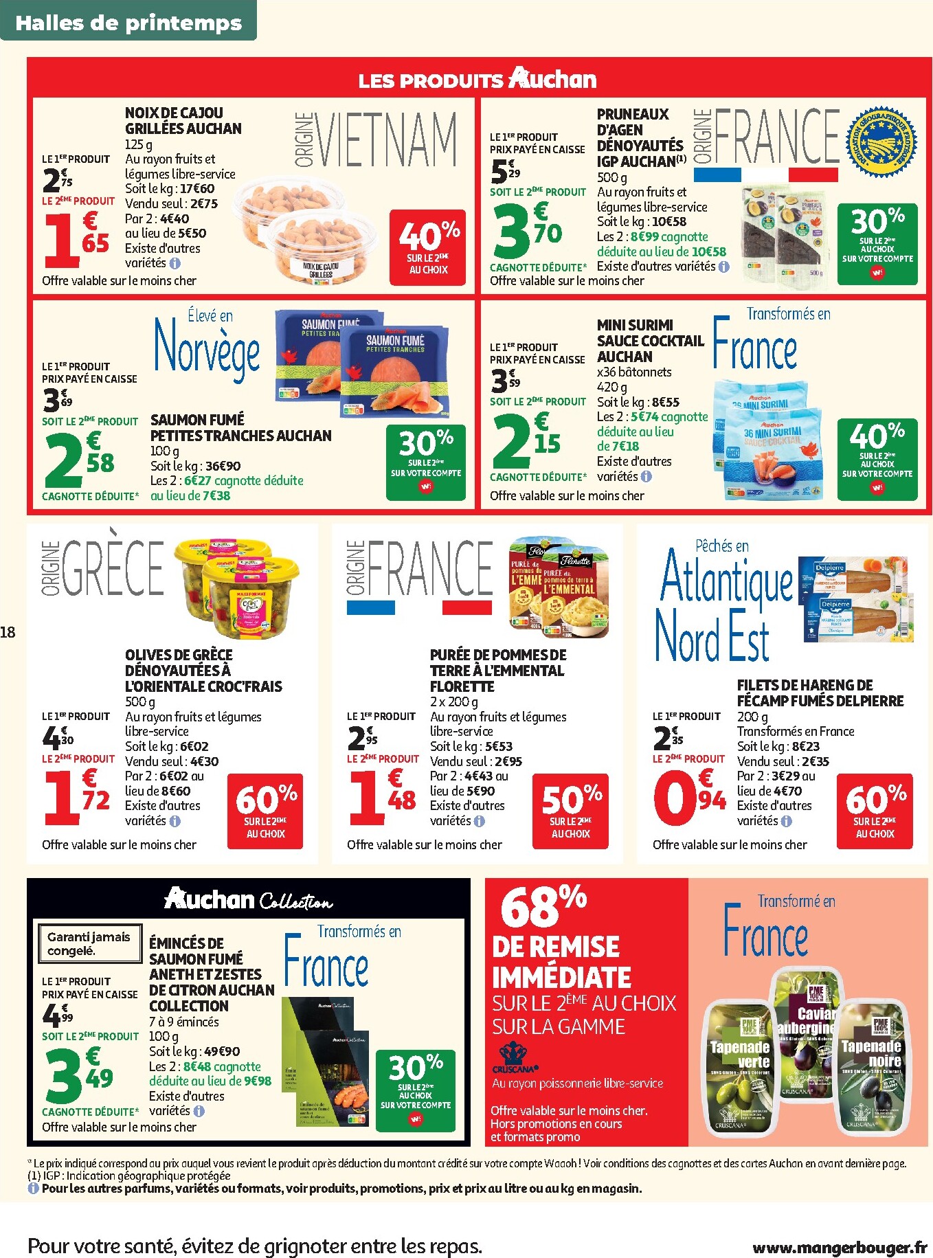 auchan - Current Auchan - Produits laitiers leaflet valid from du mardi 05/05/2026 to du dimanche 17/05/2026 - page: 18