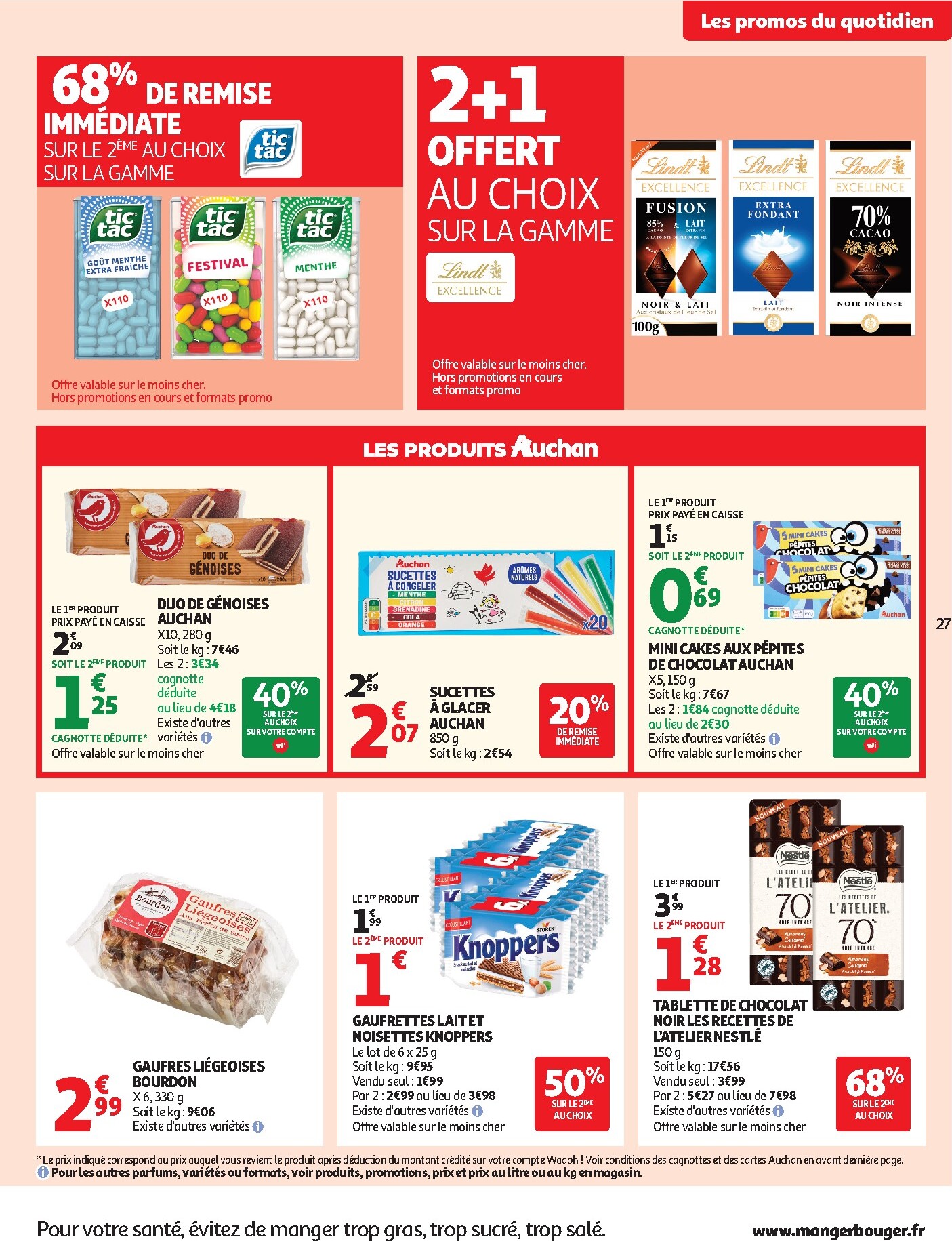 auchan - Current Auchan - Produits laitiers leaflet valid from du mardi 05/05/2026 to du dimanche 17/05/2026 - page: 27