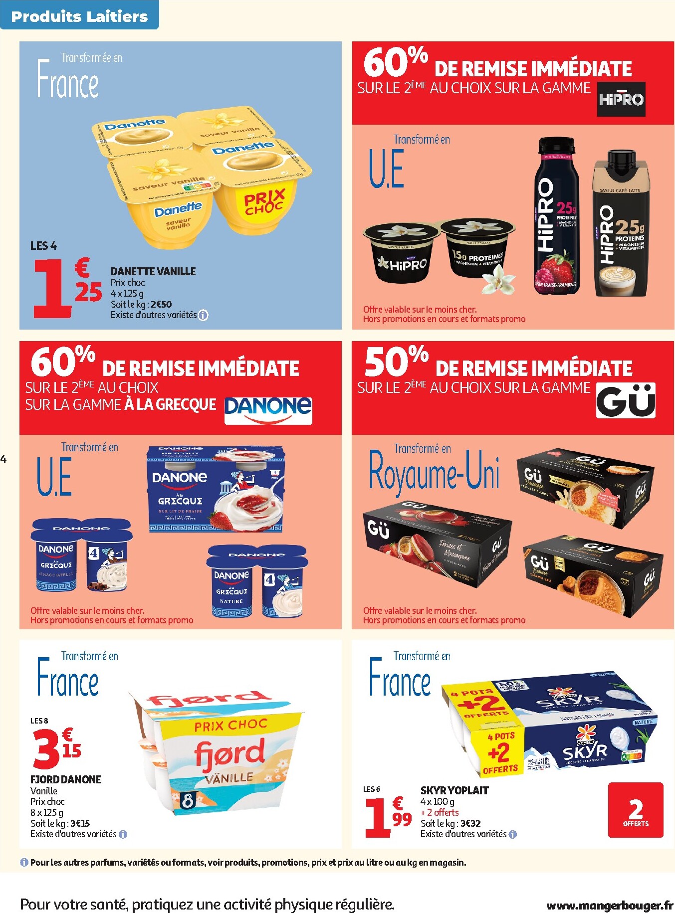 auchan - Current Auchan - Produits laitiers leaflet valid from du mardi 05/05/2026 to du dimanche 17/05/2026 - page: 4