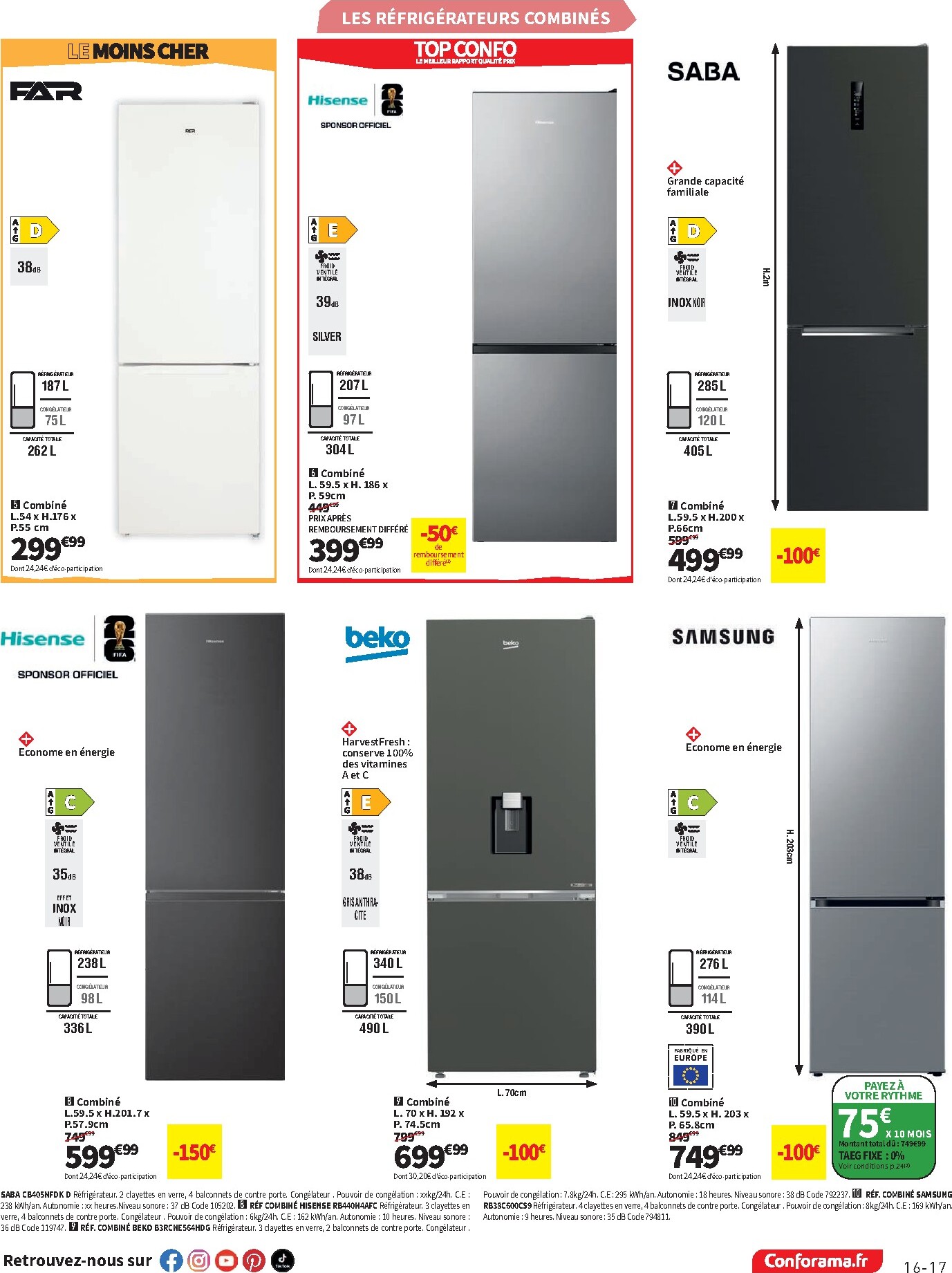 conforama - Current Conforama leaflet valid from du mardi 19/05/2026 to du lundi 08/06/2026 - page: 17
