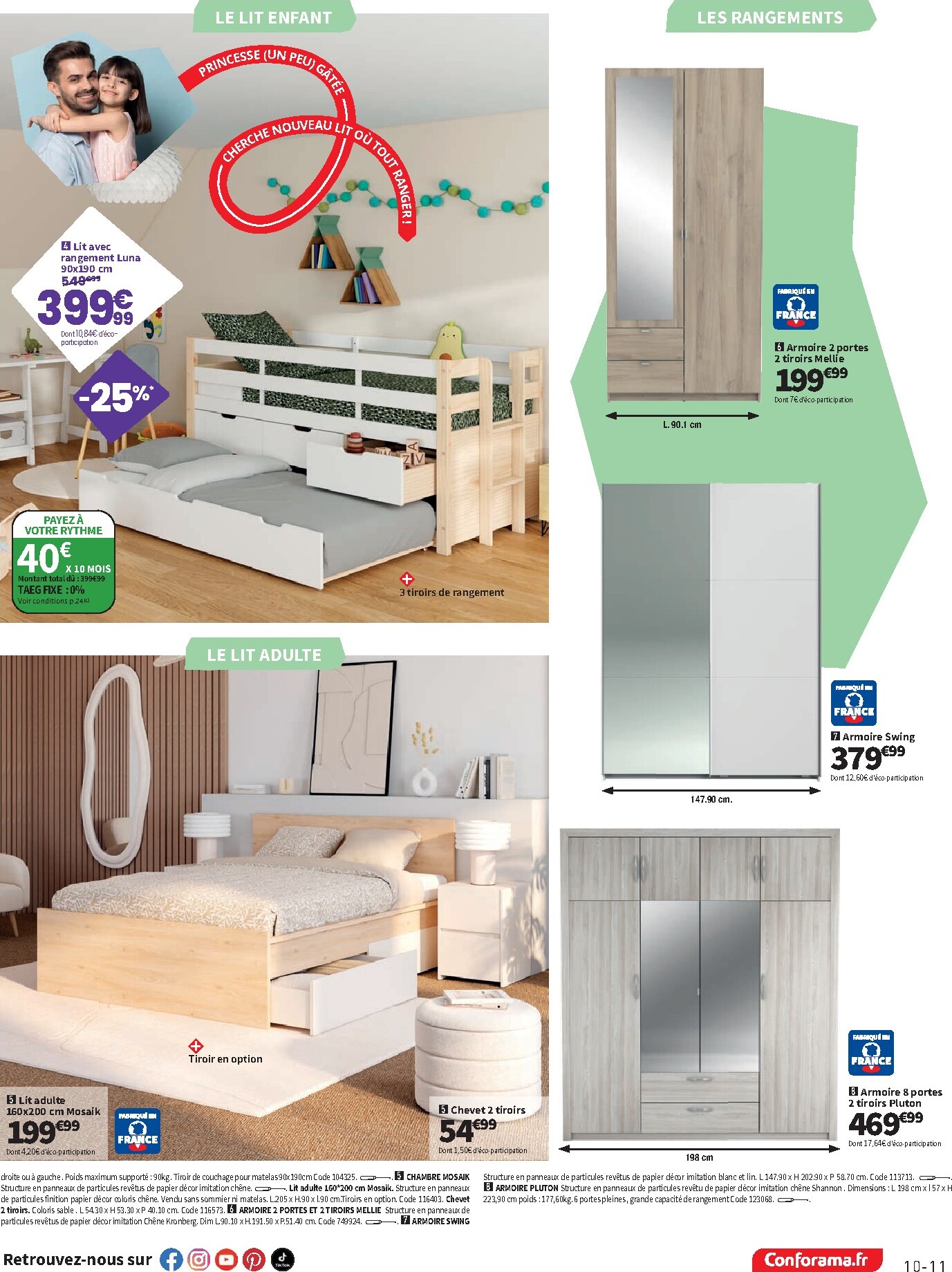 conforama - Current Conforama leaflet valid from du mardi 19/05/2026 to du lundi 08/06/2026 - page: 11