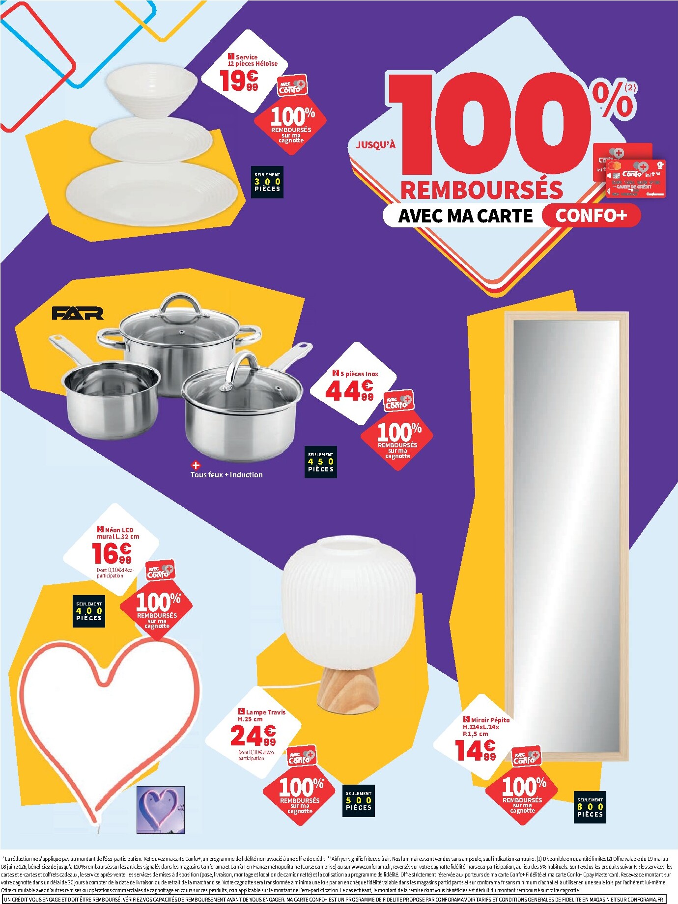 conforama - Current Conforama leaflet valid from du mardi 19/05/2026 to du lundi 08/06/2026 - page: 4