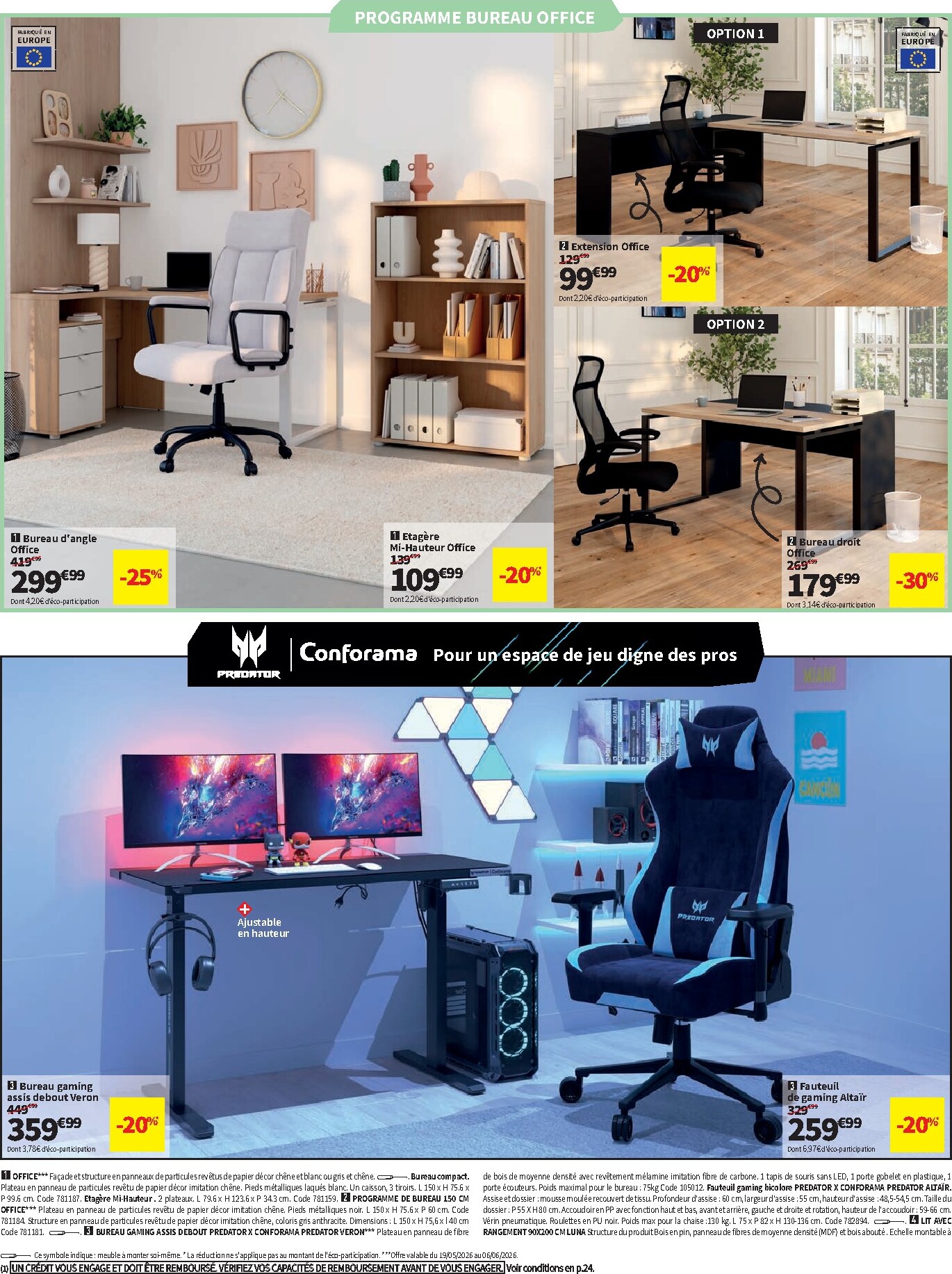 conforama - Current Conforama leaflet valid from du mardi 19/05/2026 to du lundi 08/06/2026 - page: 10