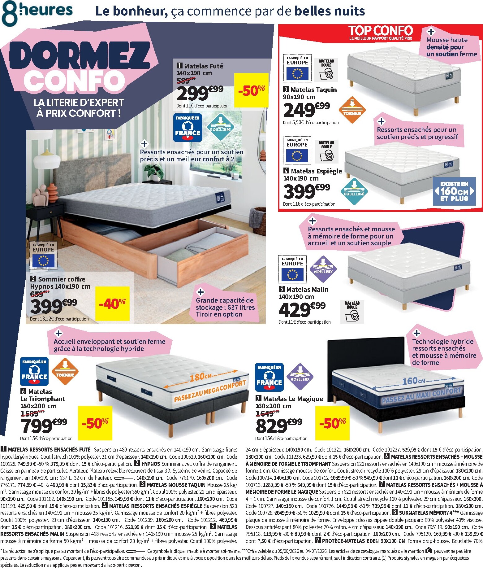 conforama - Current Conforama leaflet valid from du mardi 09/06/2026 to du lundi 06/07/2026 - page: 4