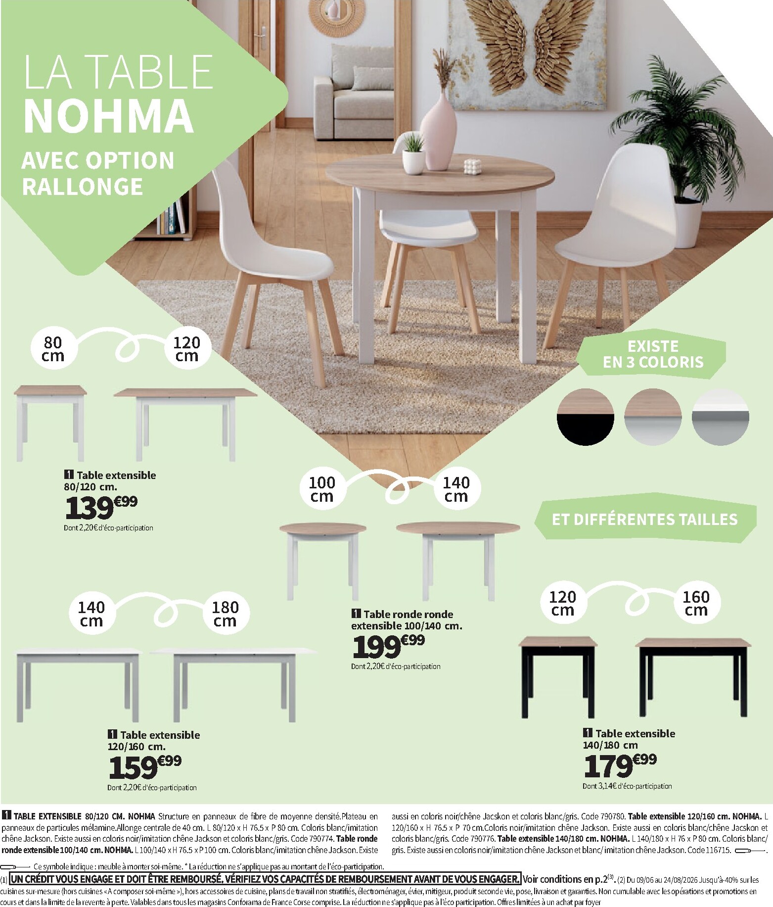 conforama - Current Conforama leaflet valid from du mardi 09/06/2026 to du lundi 06/07/2026 - page: 34