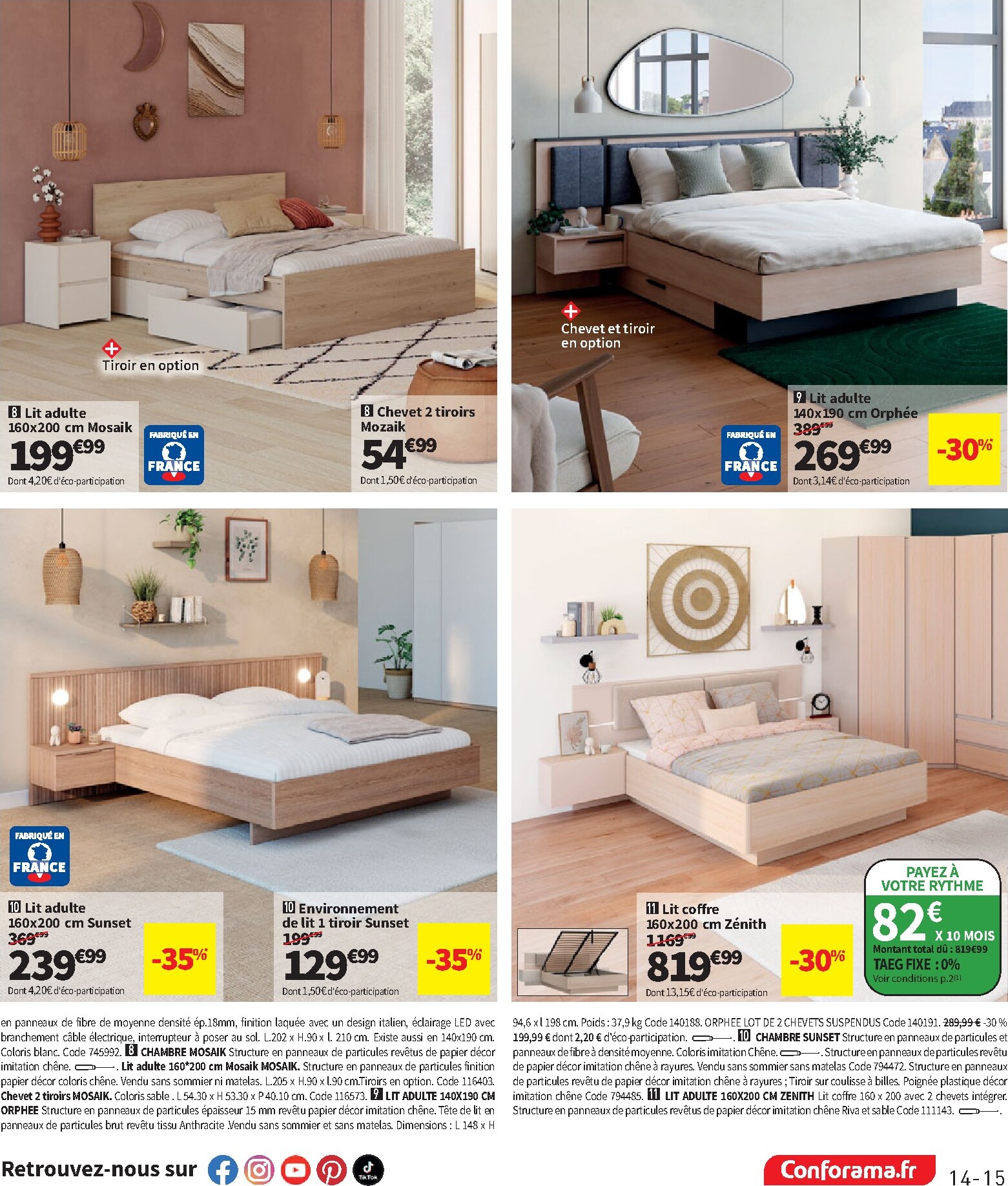 conforama - Current Conforama leaflet valid from du mardi 09/06/2026 to du lundi 06/07/2026 - page: 15