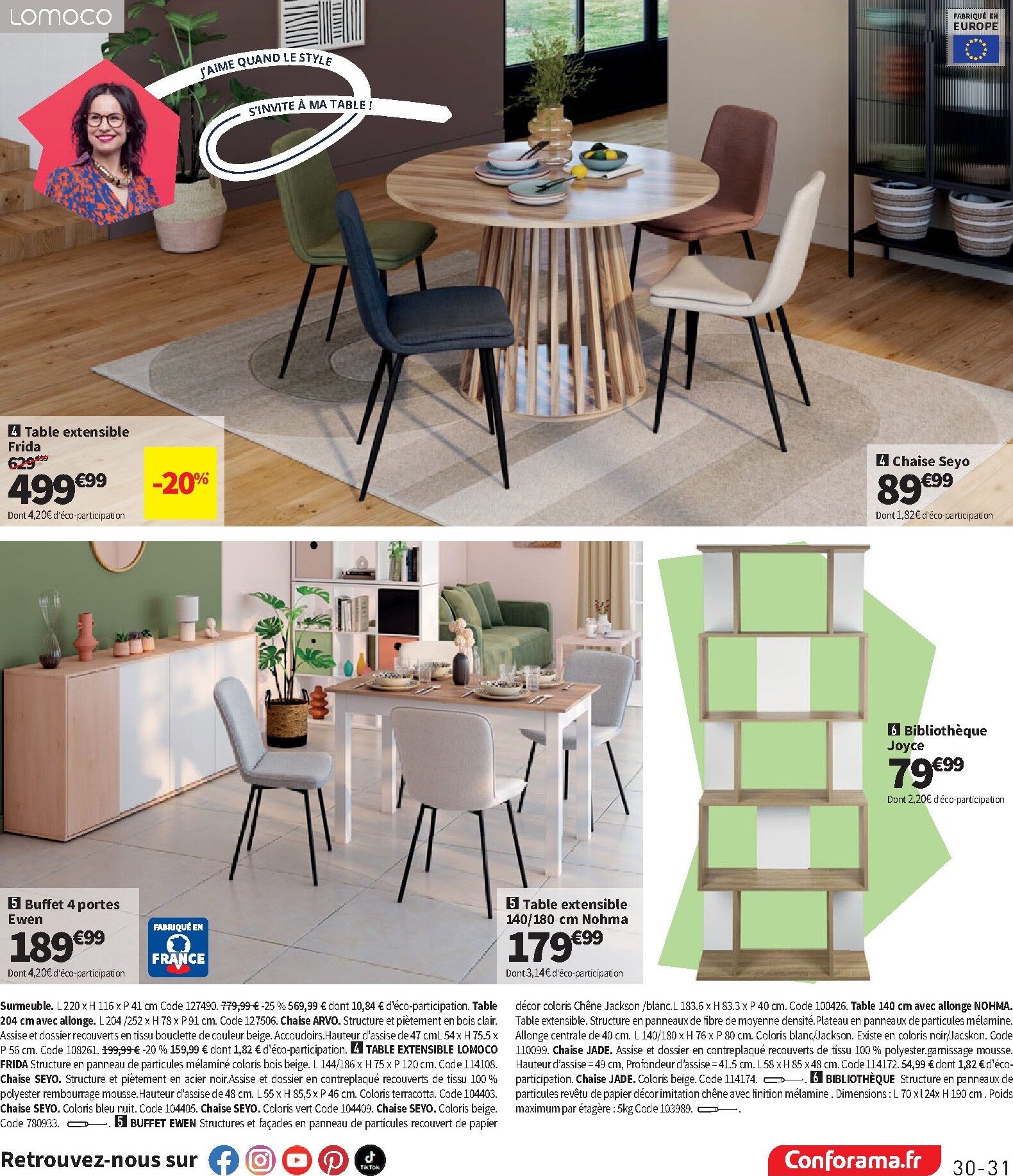 conforama - Current Conforama leaflet valid from du mardi 09/06/2026 to du lundi 06/07/2026 - page: 31