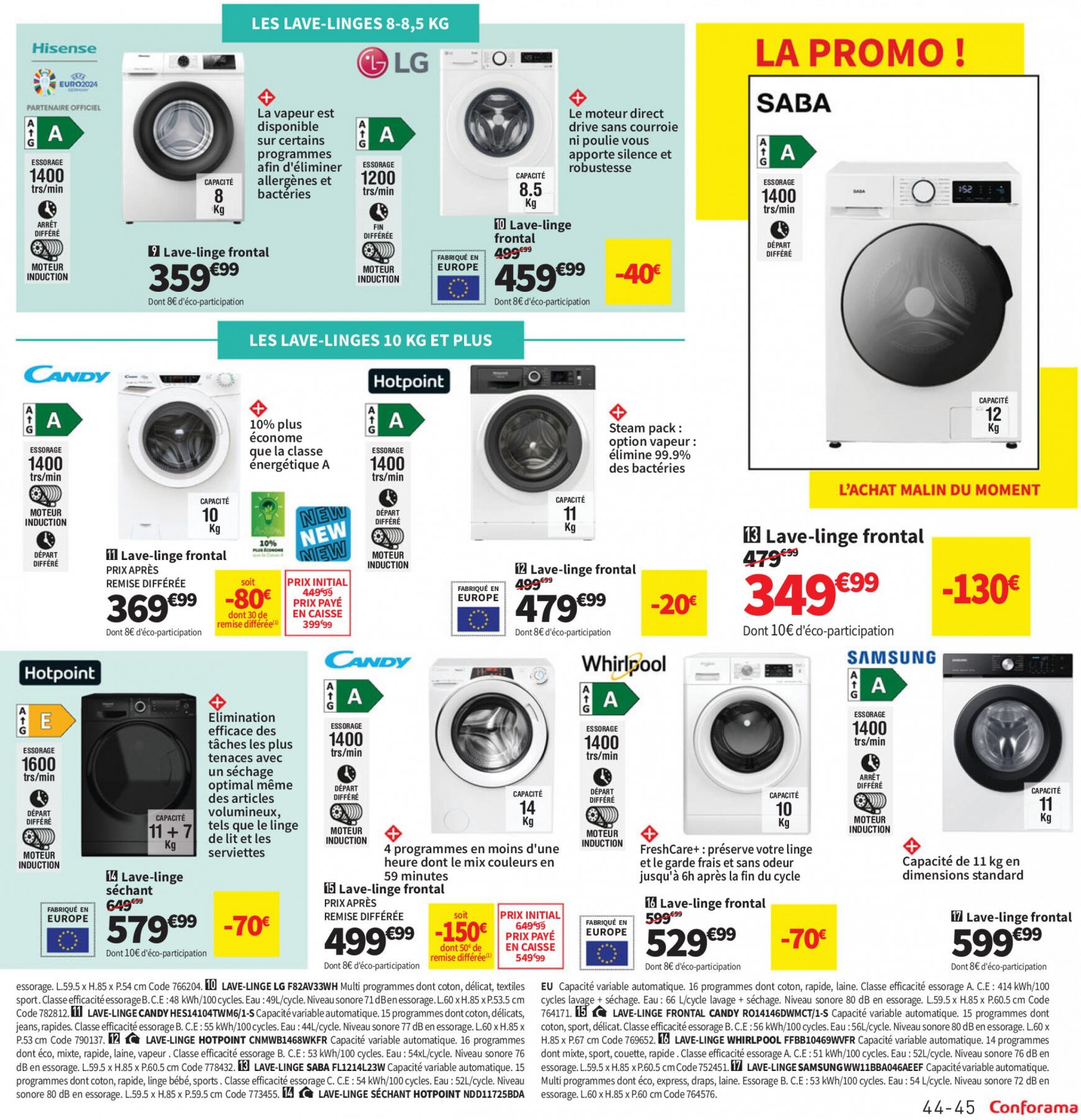 conforama - Prospectus Conforama actuel 11.06. - 08.07. - page: 45