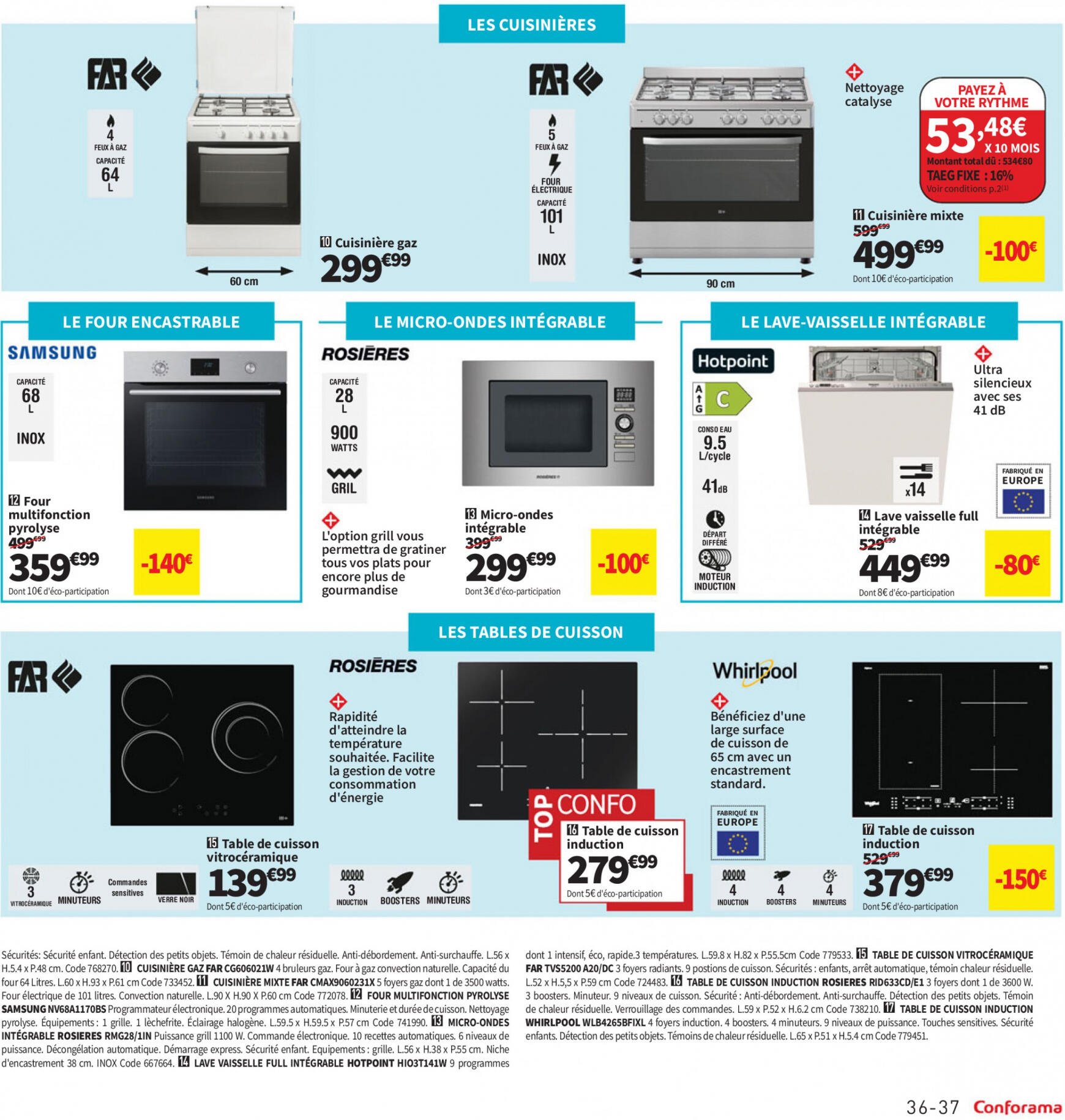conforama - Prospectus Conforama actuel 11.06. - 08.07. - page: 37