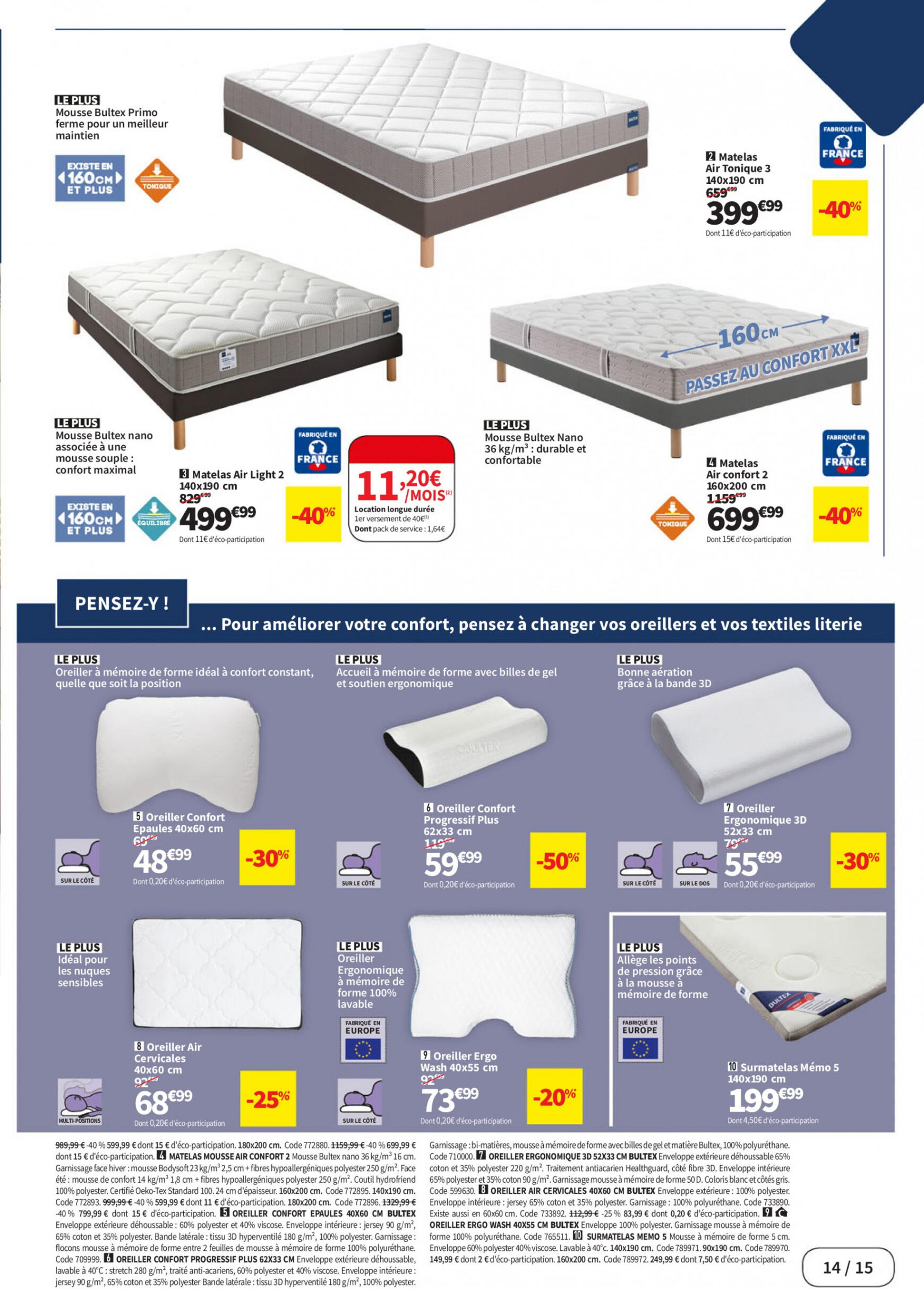 conforama - Prospectus Conforama - Literie 2024 actuel 11.06. - 05.08. - page: 15