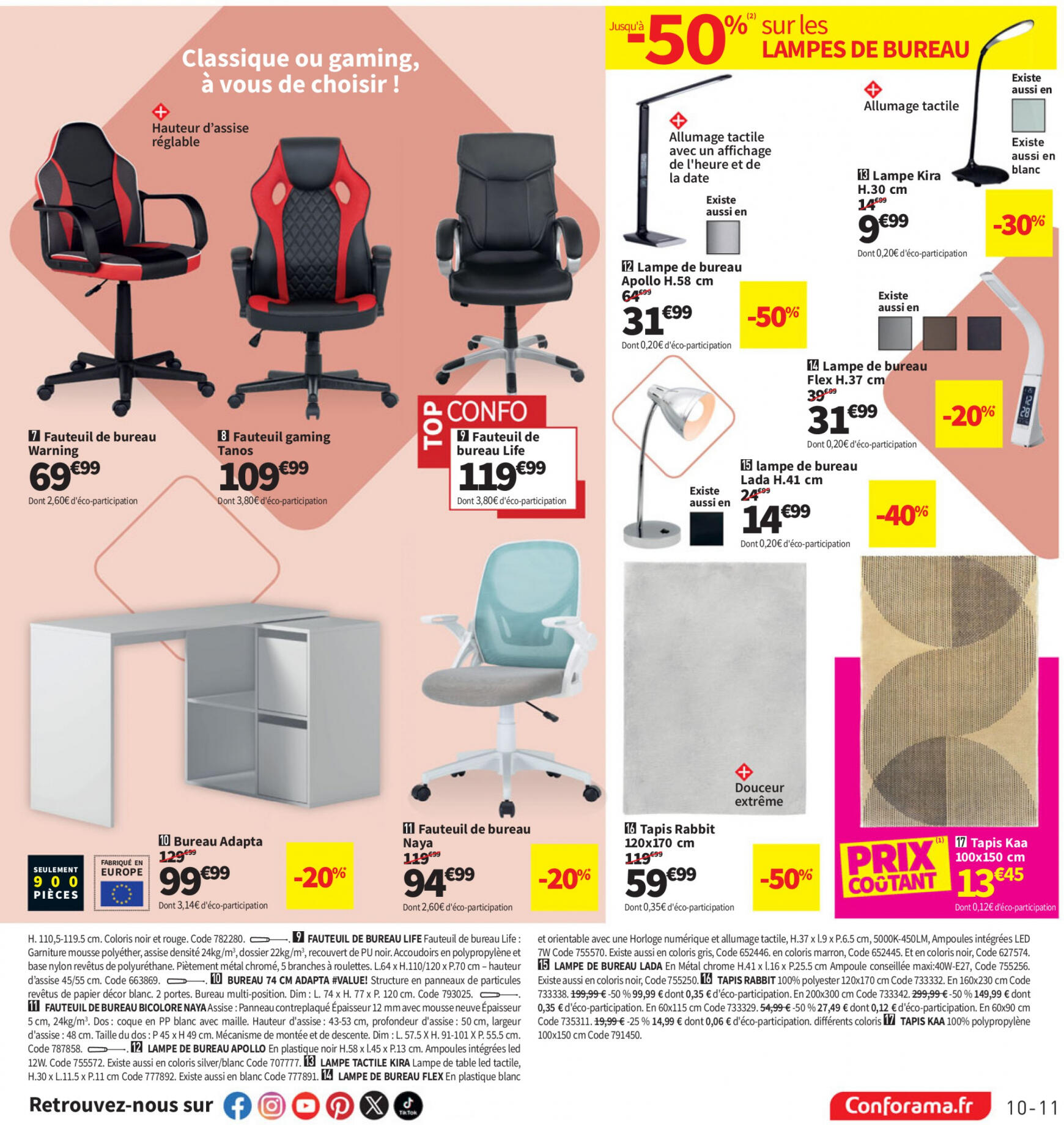 conforama - Prospectus Conforama actuel 30.07. - 26.08. - page: 11