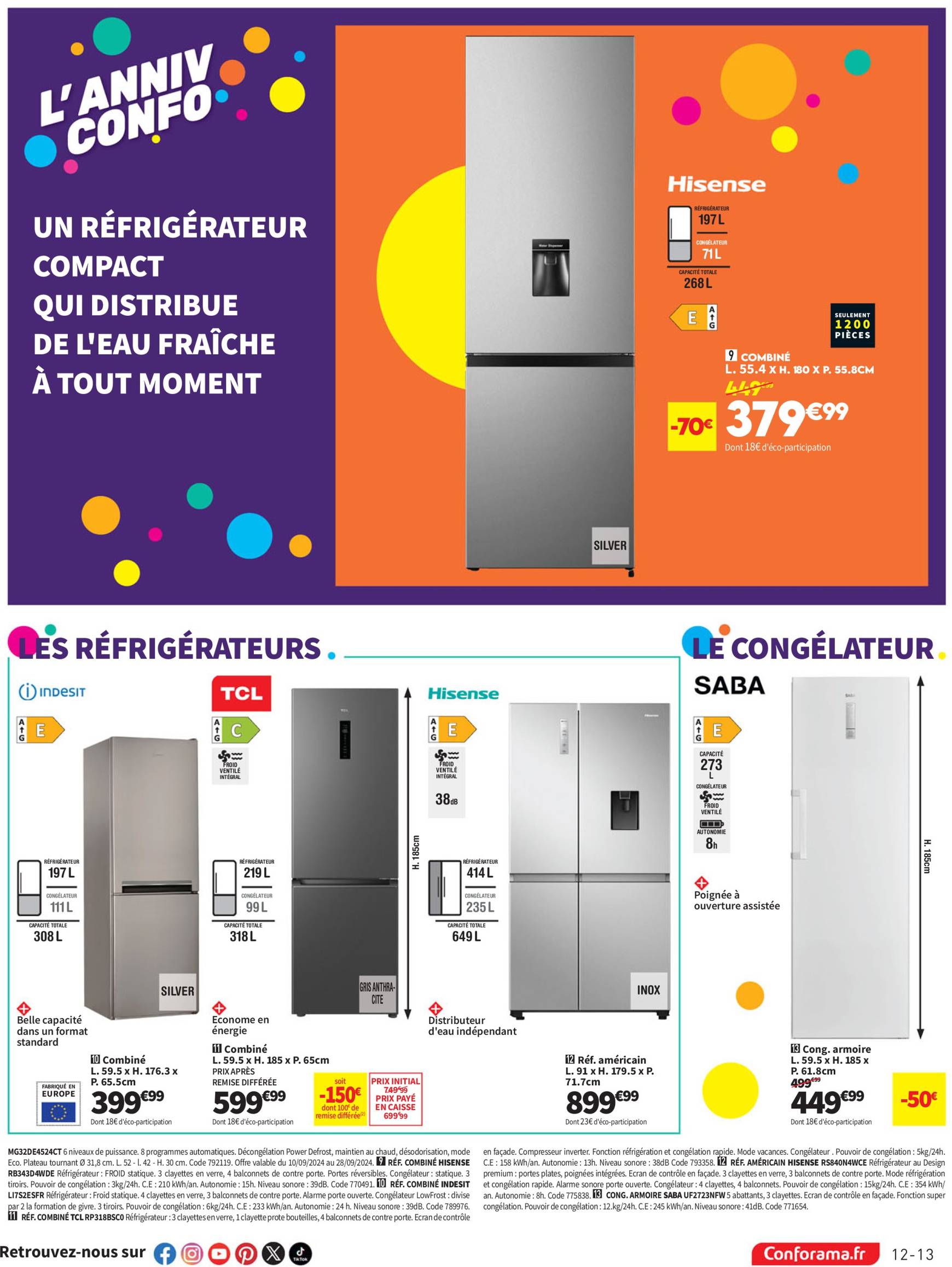 conforama - Catalogue Conforama valable dès 10.09. - 30.09. - page: 13