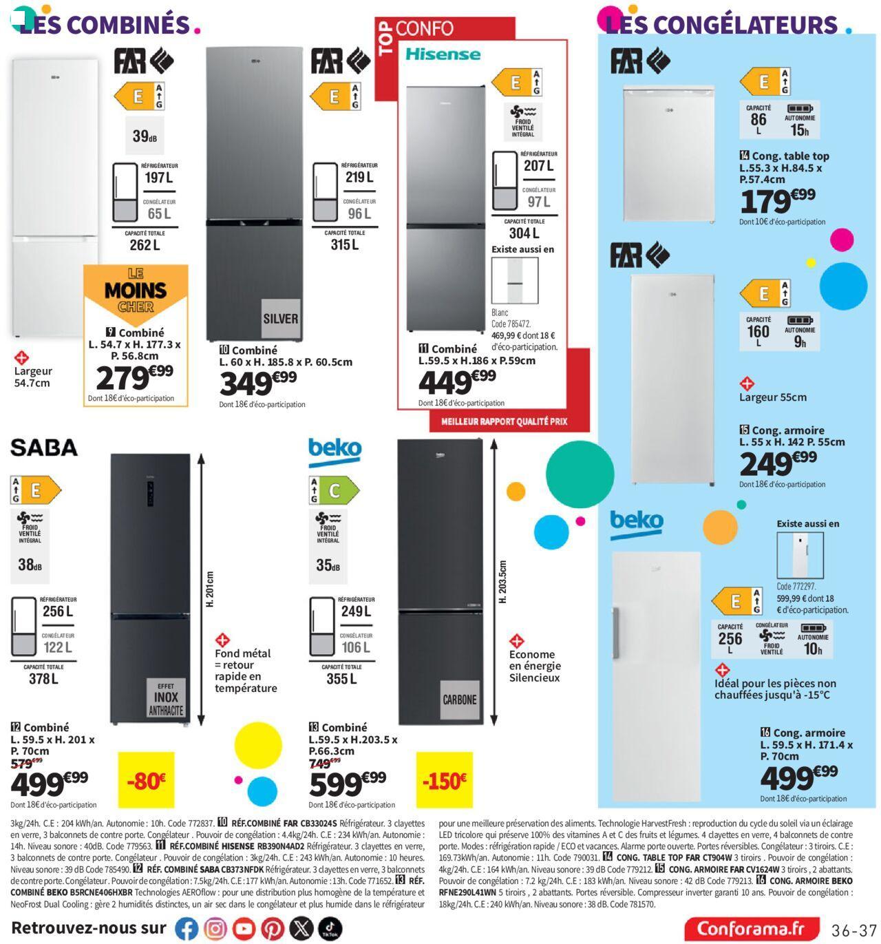 conforama - Conforama catalogue à partir du 27/08/2024 - 30/09/2024 - page: 37