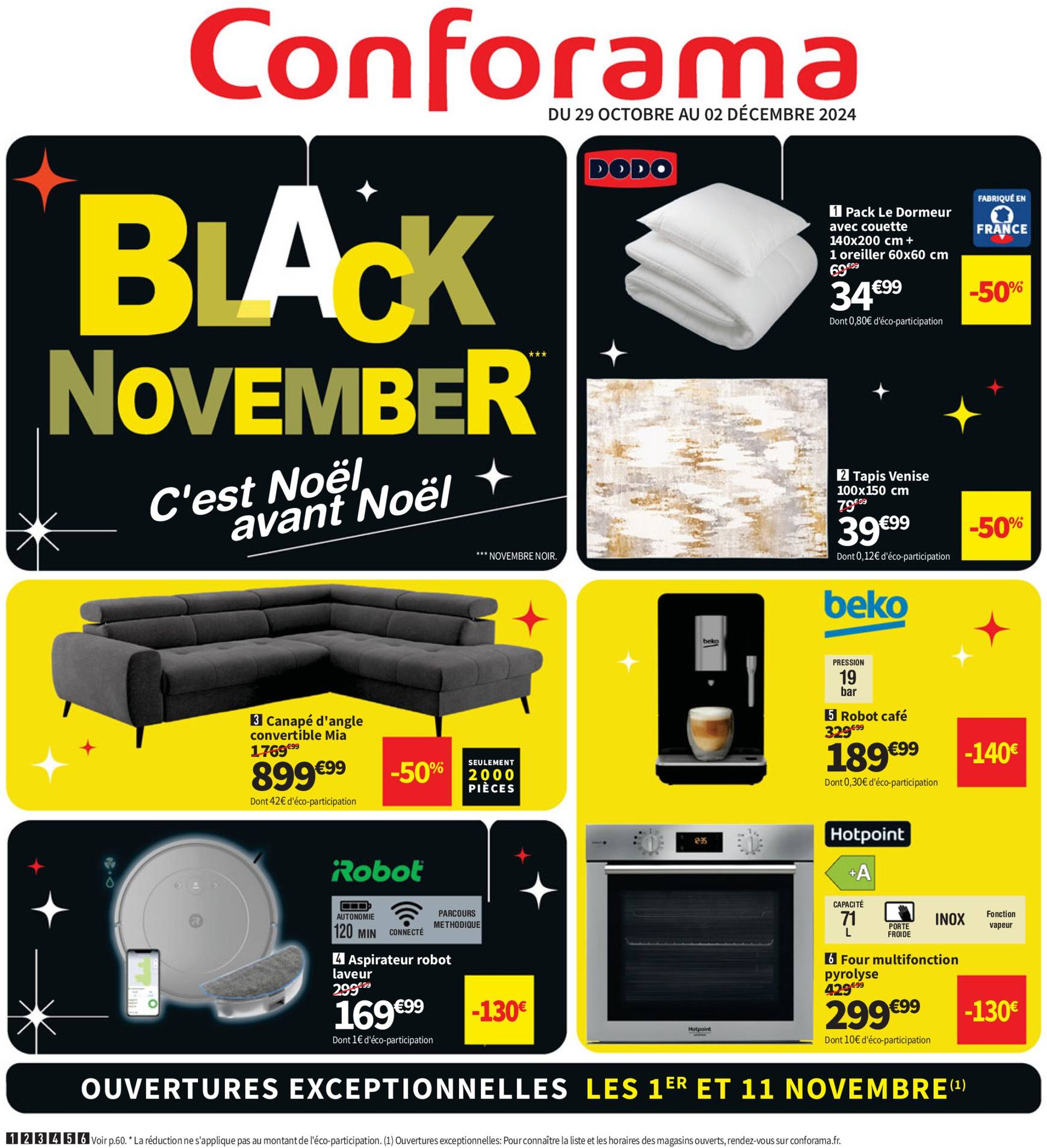 conforama - Catalogue Conforama valable dès 29.10. - 11.11.