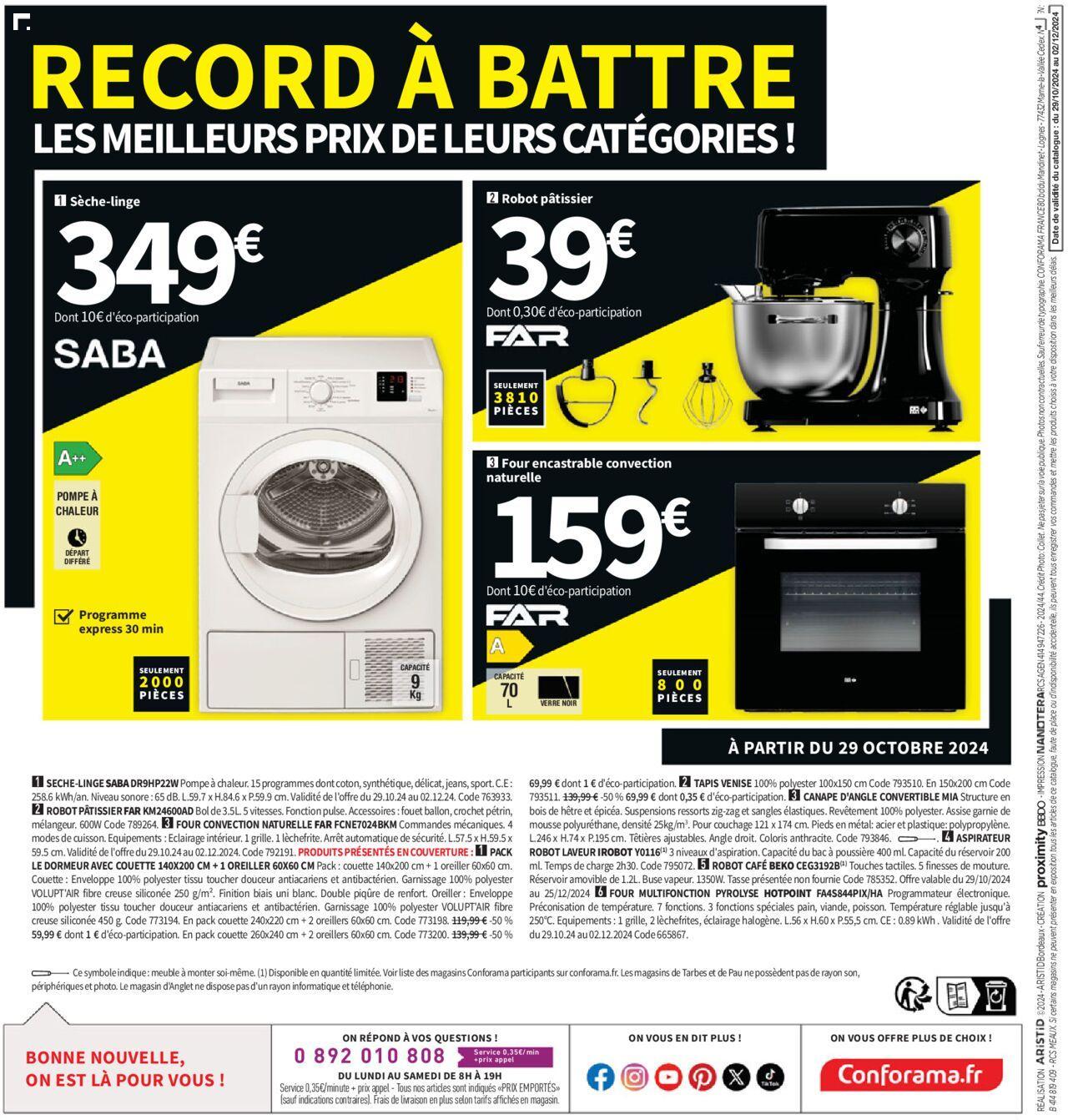 conforama - Conforama Black Friday à partir du 29/10/2024 - 02/12/2024 - page: 60