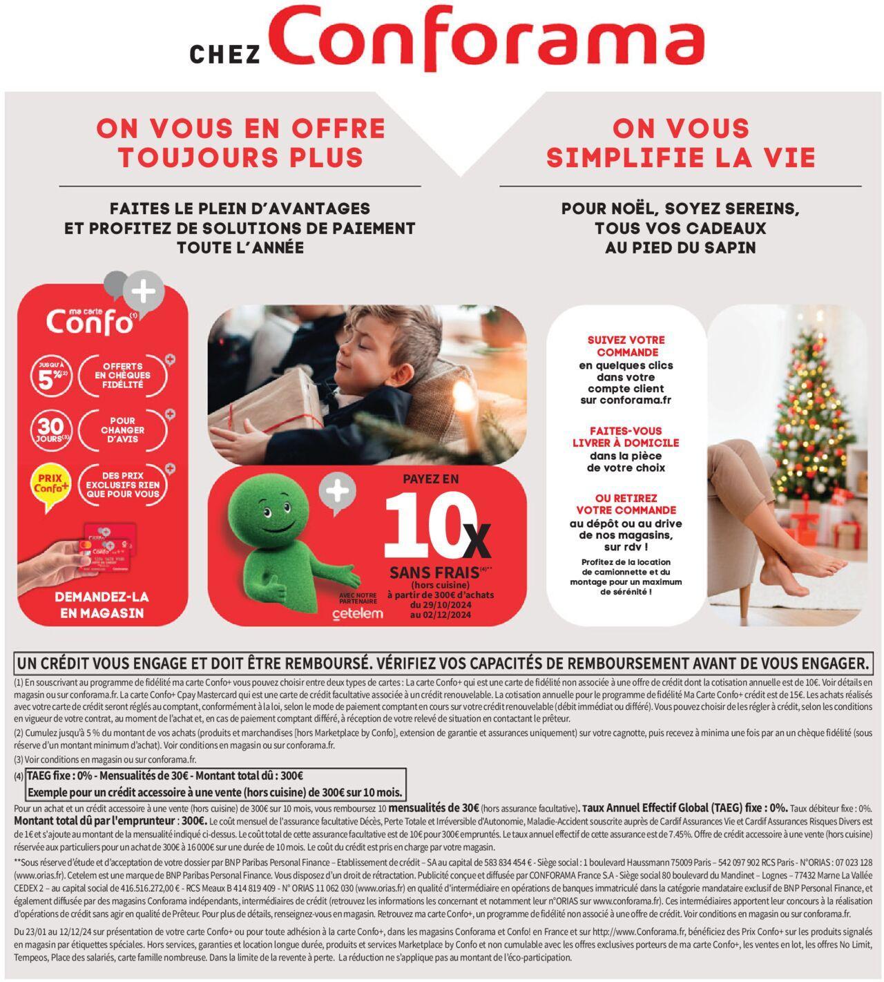 conforama - Conforama Black Friday à partir du 29/10/2024 - 02/12/2024 - page: 2