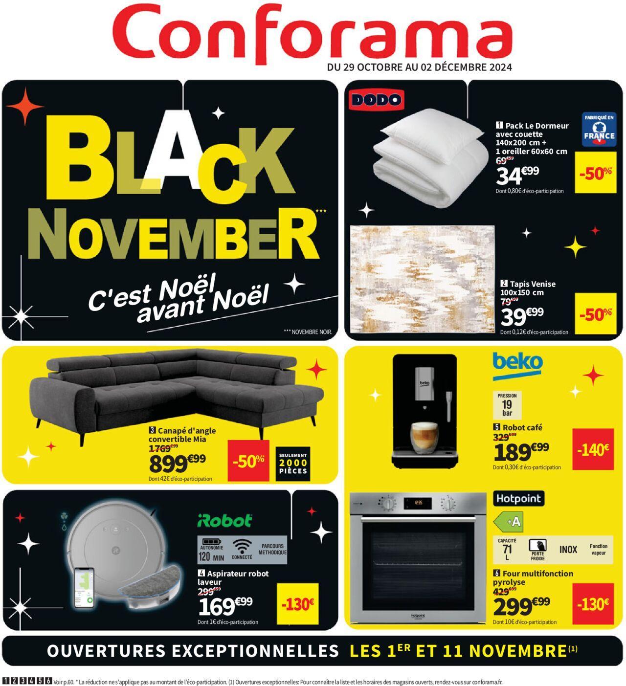 conforama - Conforama Black Friday à partir du 29/10/2024 - 02/12/2024