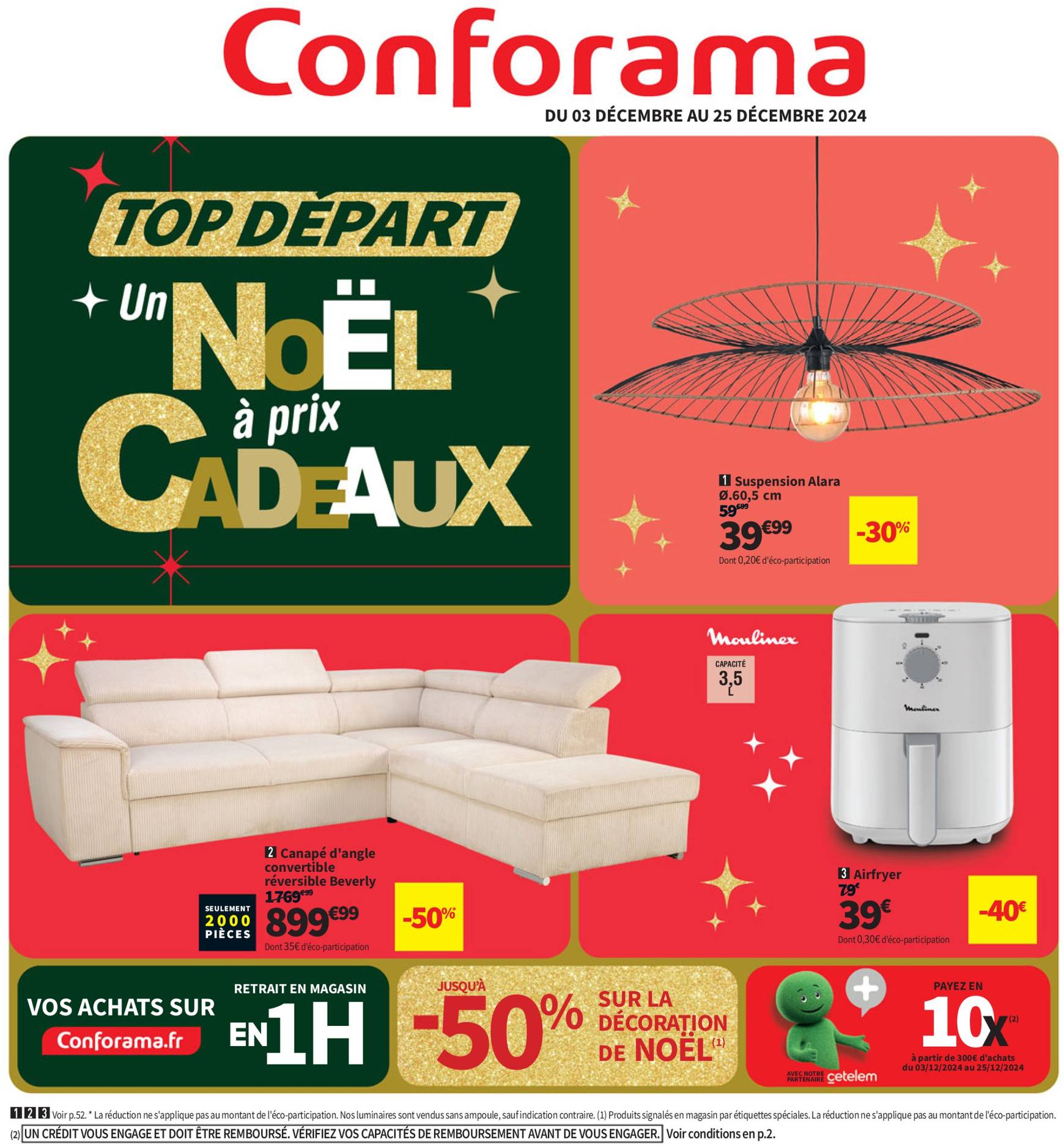 conforama - Catalogue Conforama - Noël valable dès 03/12 - 25/12