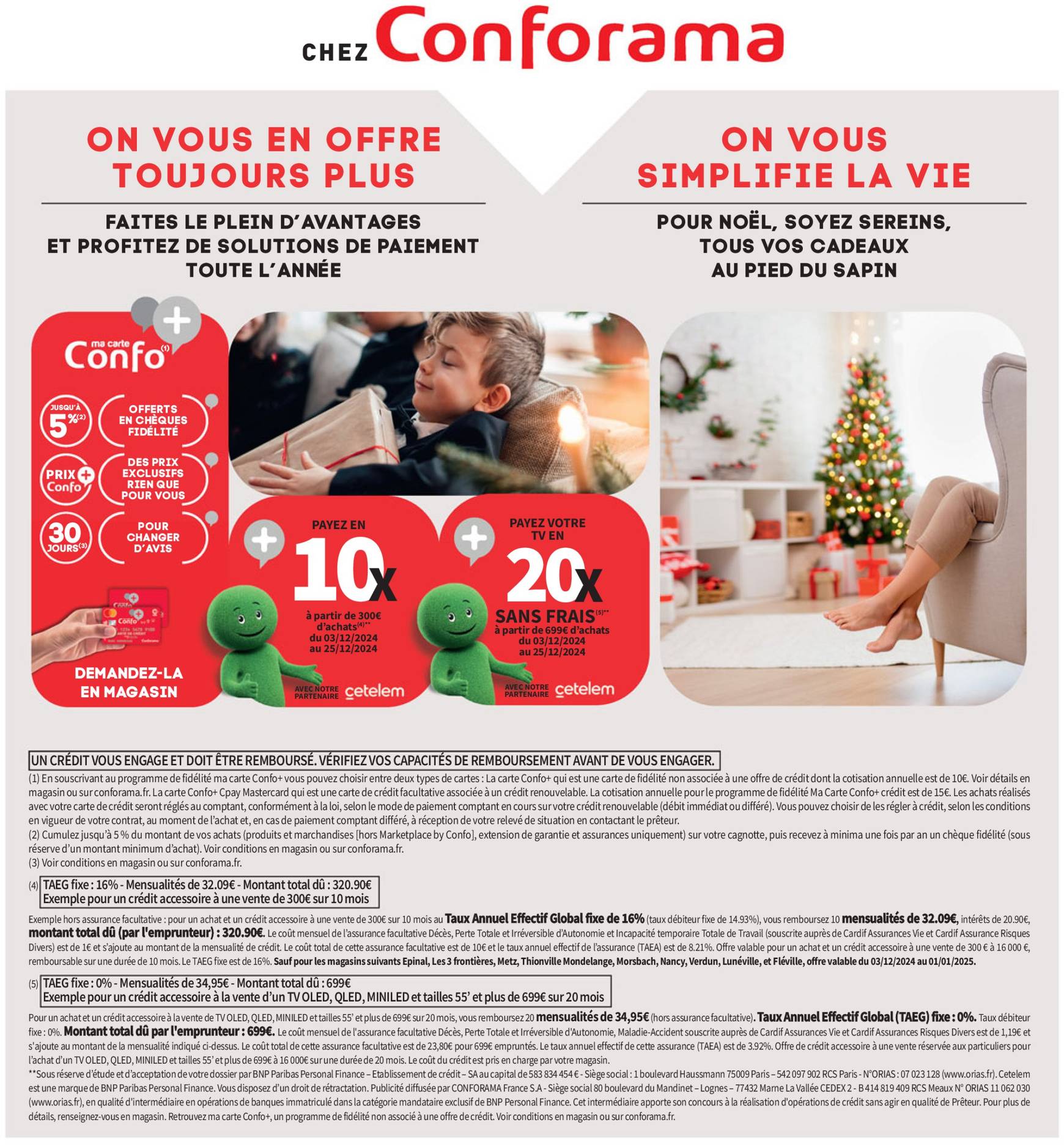 conforama - Catalogue Conforama - Noël valable dès 03/12 - 25/12 - page: 2