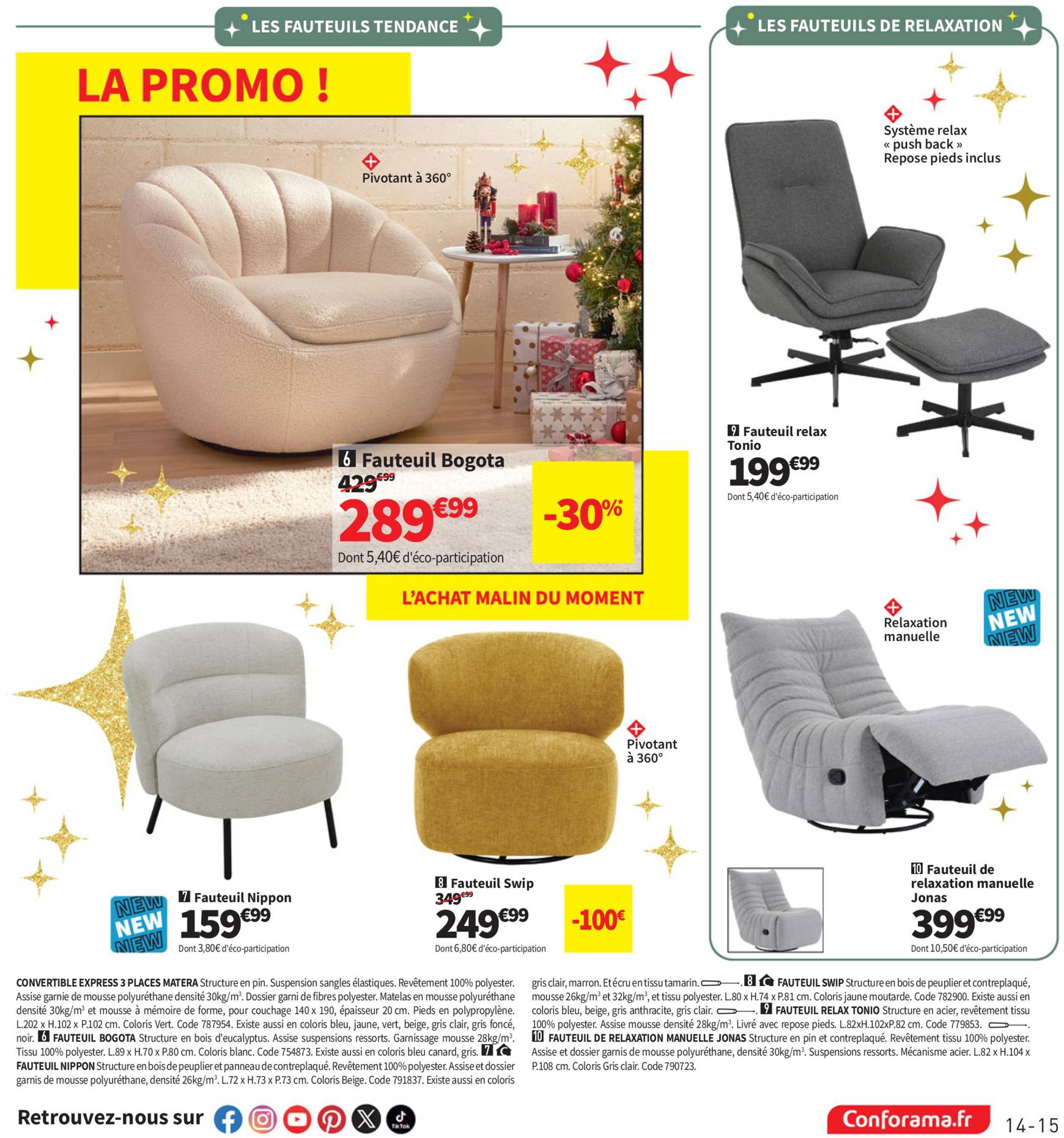 conforama - Catalogue Conforama - Noël valable dès 03/12 - 25/12 - page: 15