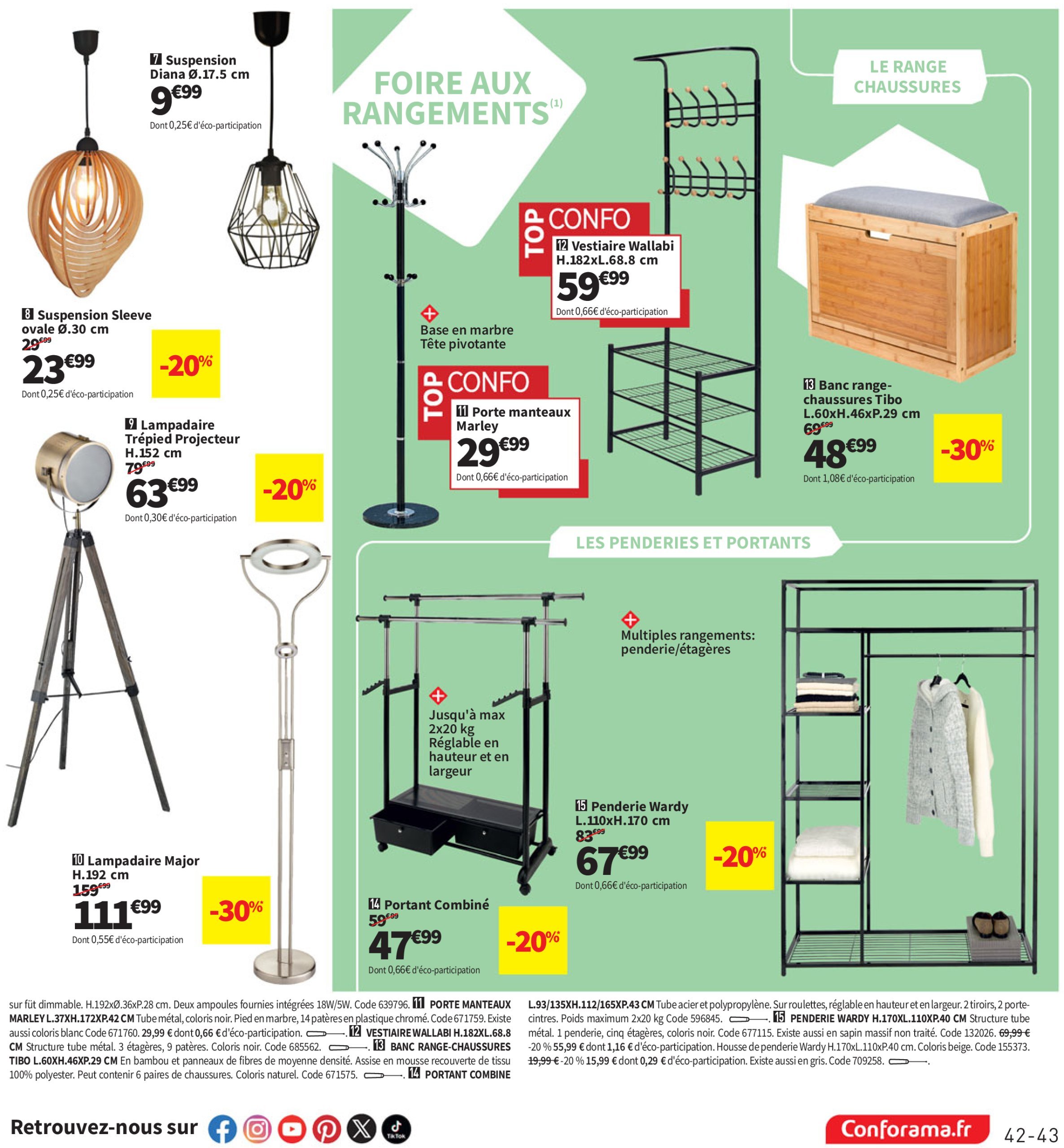 conforama - Catalogue Conforama valable dès 25/02 - 31/03 - page: 43