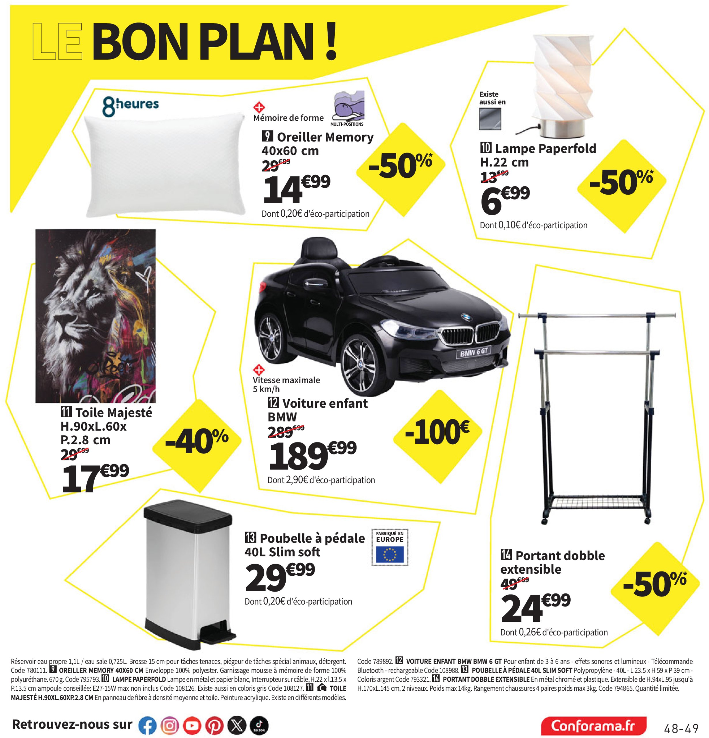 conforama - Catalogue Conforama valable du 10/06 au 07/07 - page: 49 conforama - Catalogue Conforama valable du 10/06 au 07/07 - page: 49