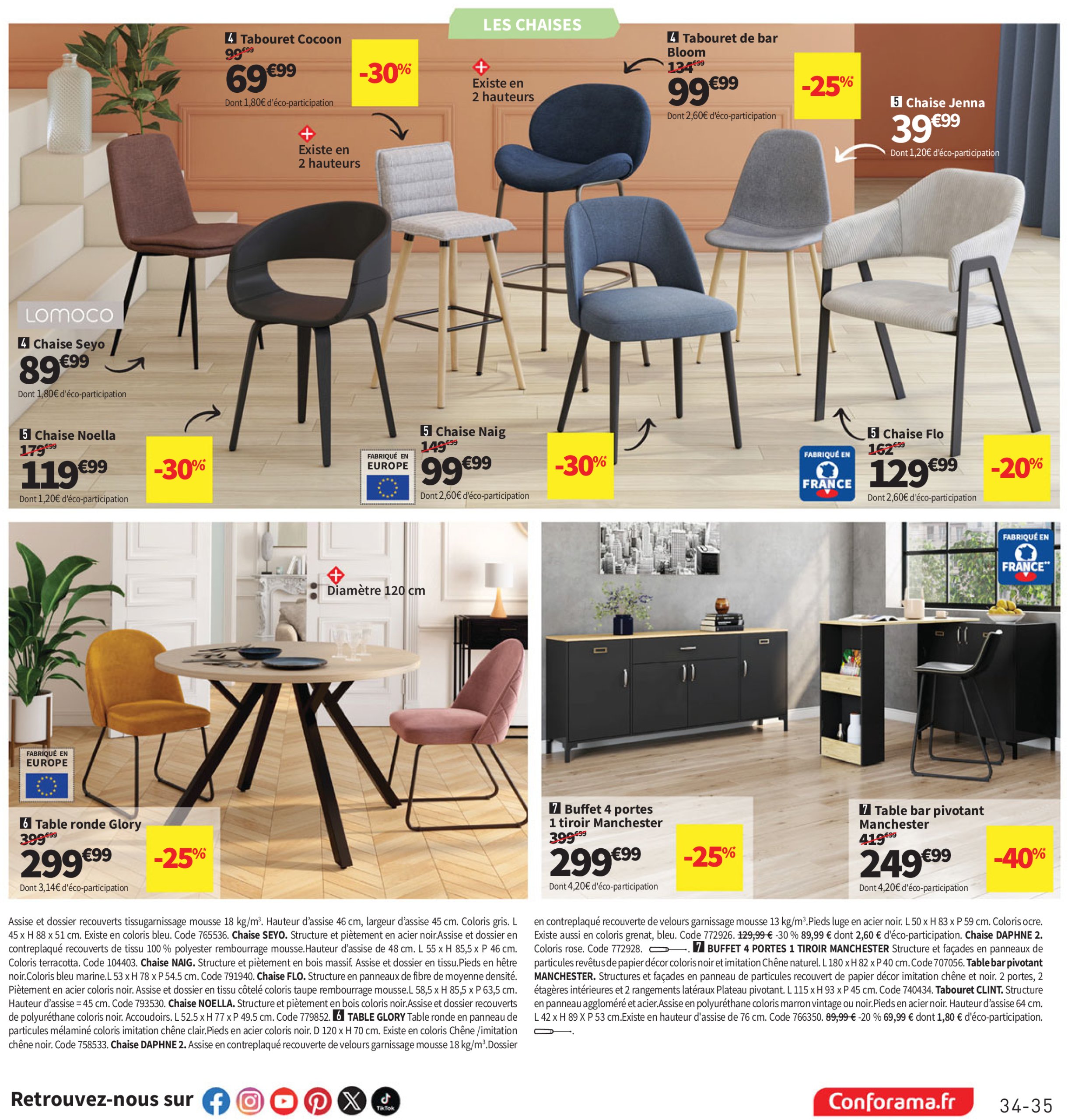 conforama - Catalogue Conforama valable du 10/06 au 07/07 - page: 35 conforama - Catalogue Conforama valable du 10/06 au 07/07 - page: 35