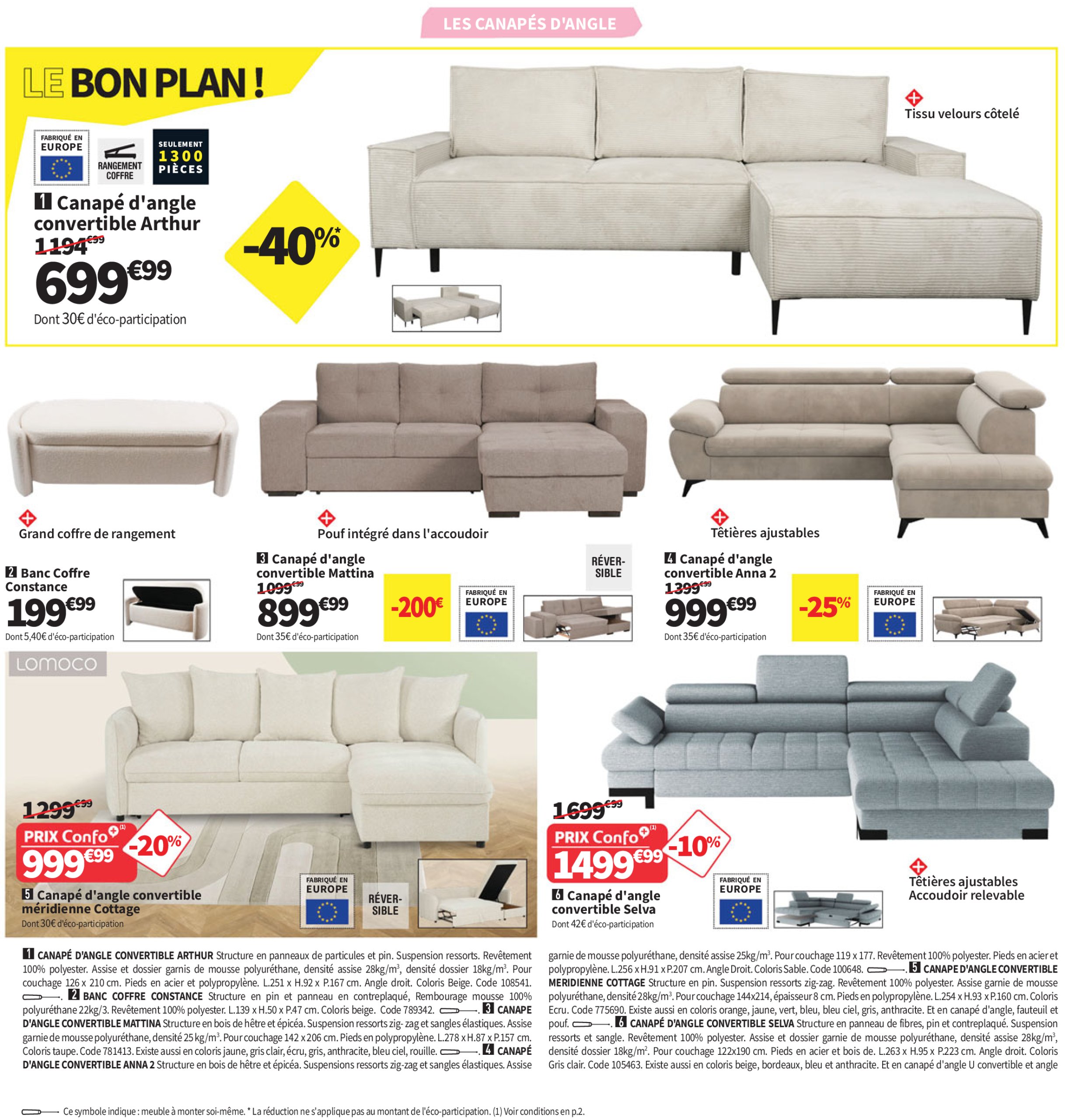 conforama - Catalogue Conforama valable du 10/06 au 07/07 - page: 30 conforama - Catalogue Conforama valable du 10/06 au 07/07 - page: 30