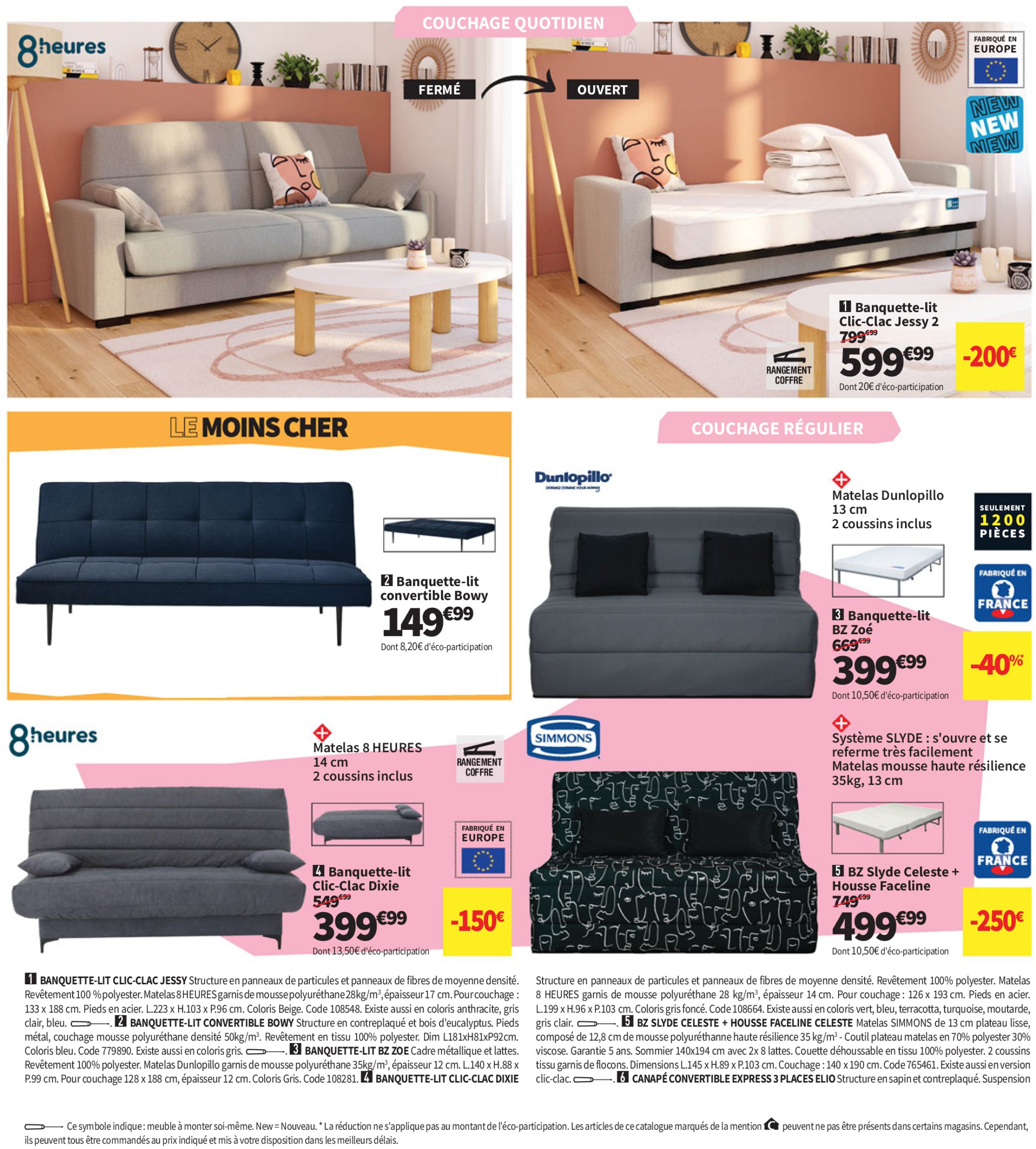 conforama - Catalogue Conforama valable du 10/06 au 07/07 - page: 22 conforama - Catalogue Conforama valable du 10/06 au 07/07 - page: 22